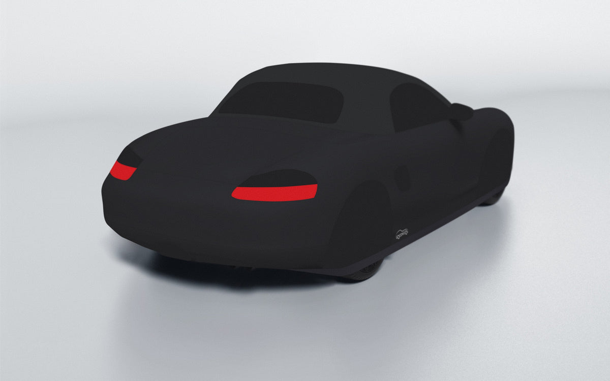 Goodwool tailor-made car cover for Porsche Boxster (986.2) — Black 850