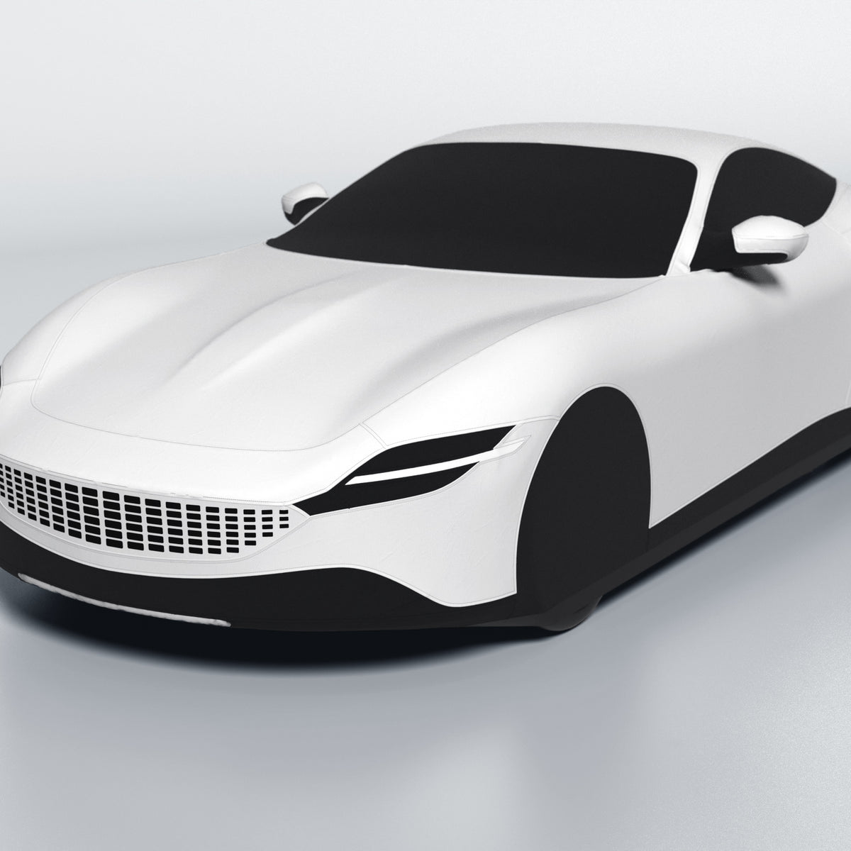 Tailored luxury car cover for Ferrari Roma – Goodwool