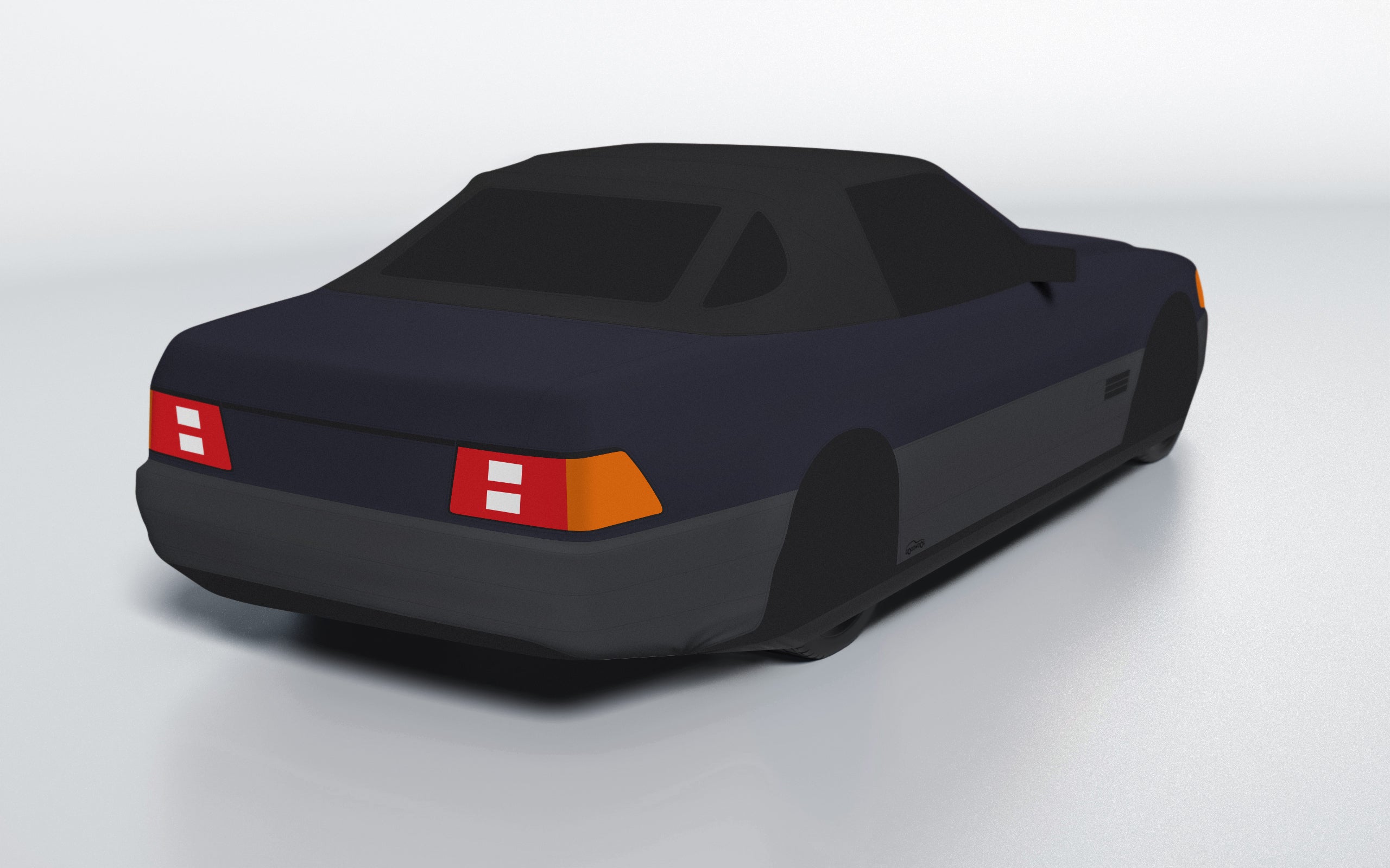 Goodwool tailor-made car cover for Mercedes-Benz SL 500 (R129) (1989-1995) — Blue 590