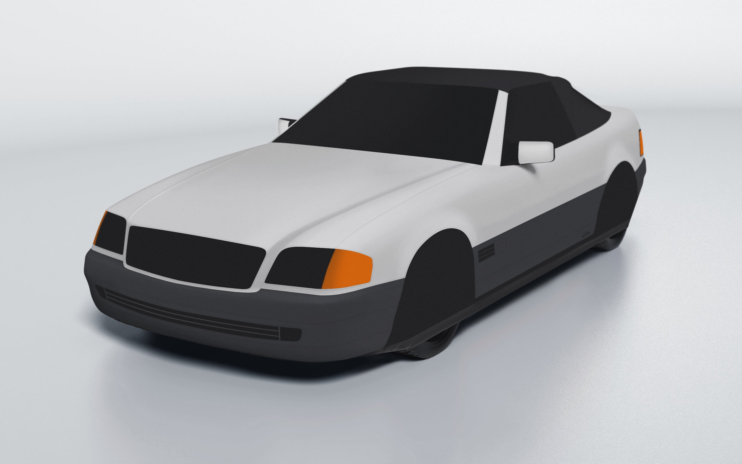 Goodwool tailor-made car cover for Mercedes-Benz SL 500 (R129) (1989-1995) — Grey 710