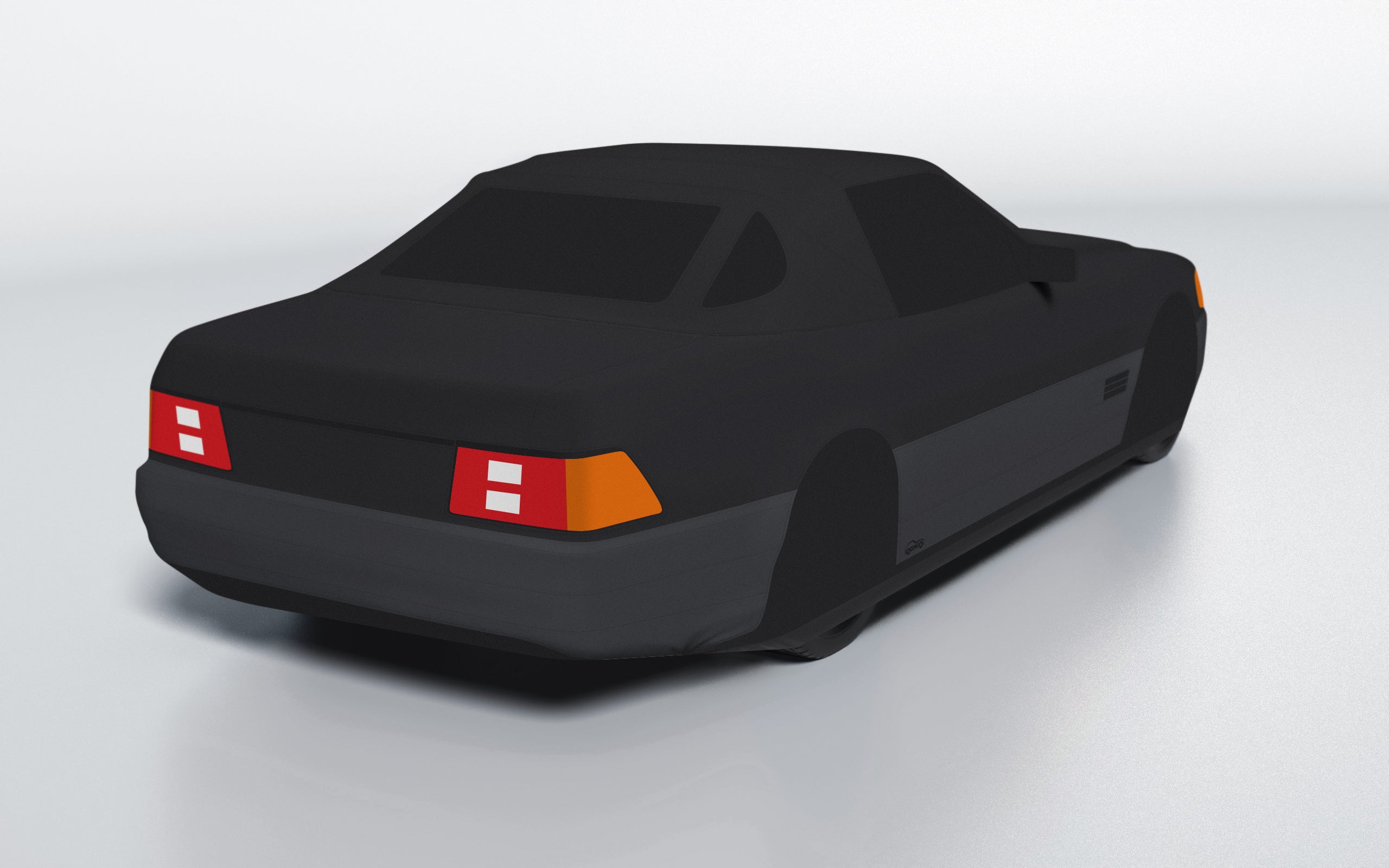 Goodwool tailor-made car cover for Mercedes-Benz SL 500 (R129) (1989-1995) — Black 850