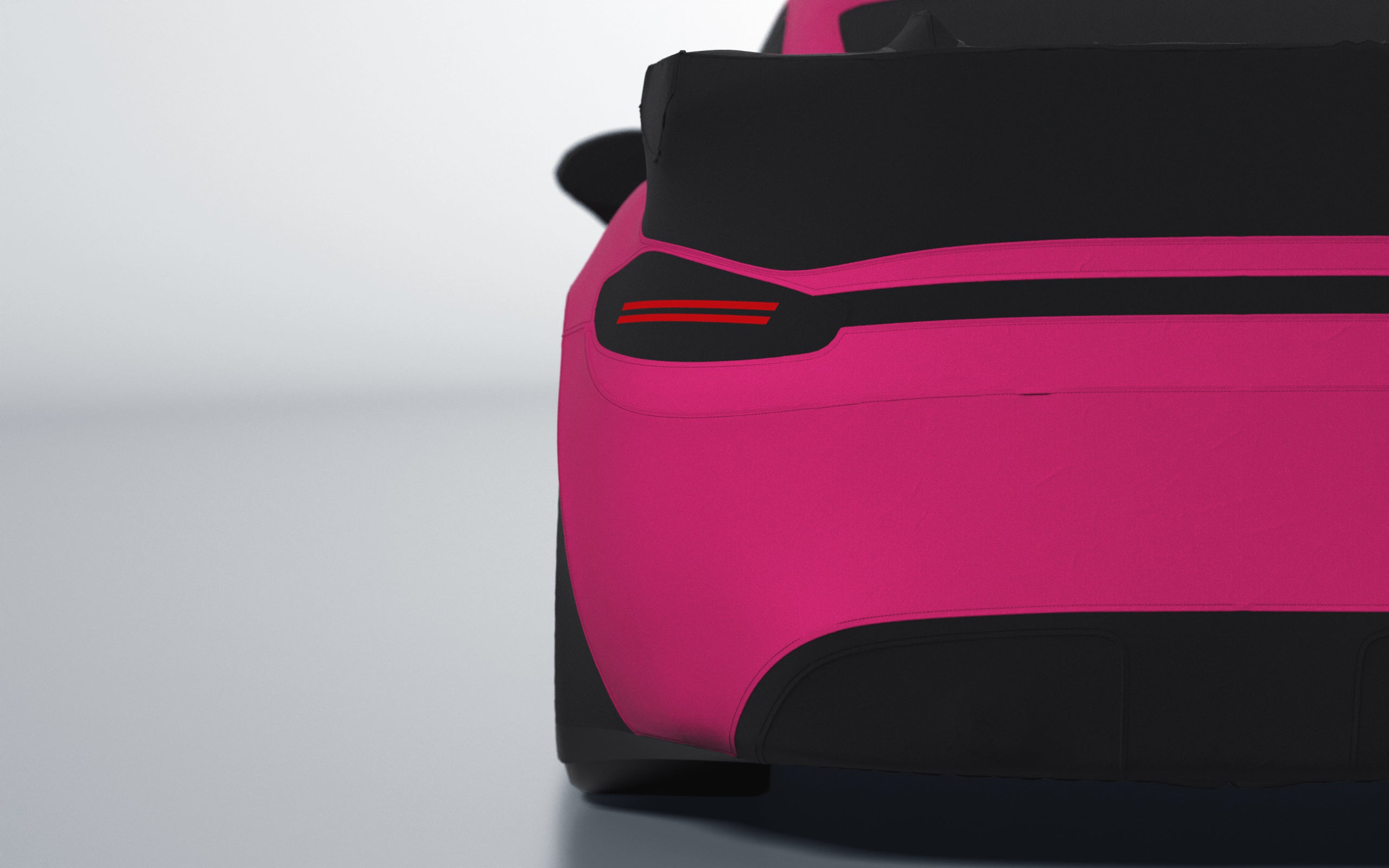 Goodwool tailor-made car cover for Porsche 718 Cayman GT4 RS — Purple 620