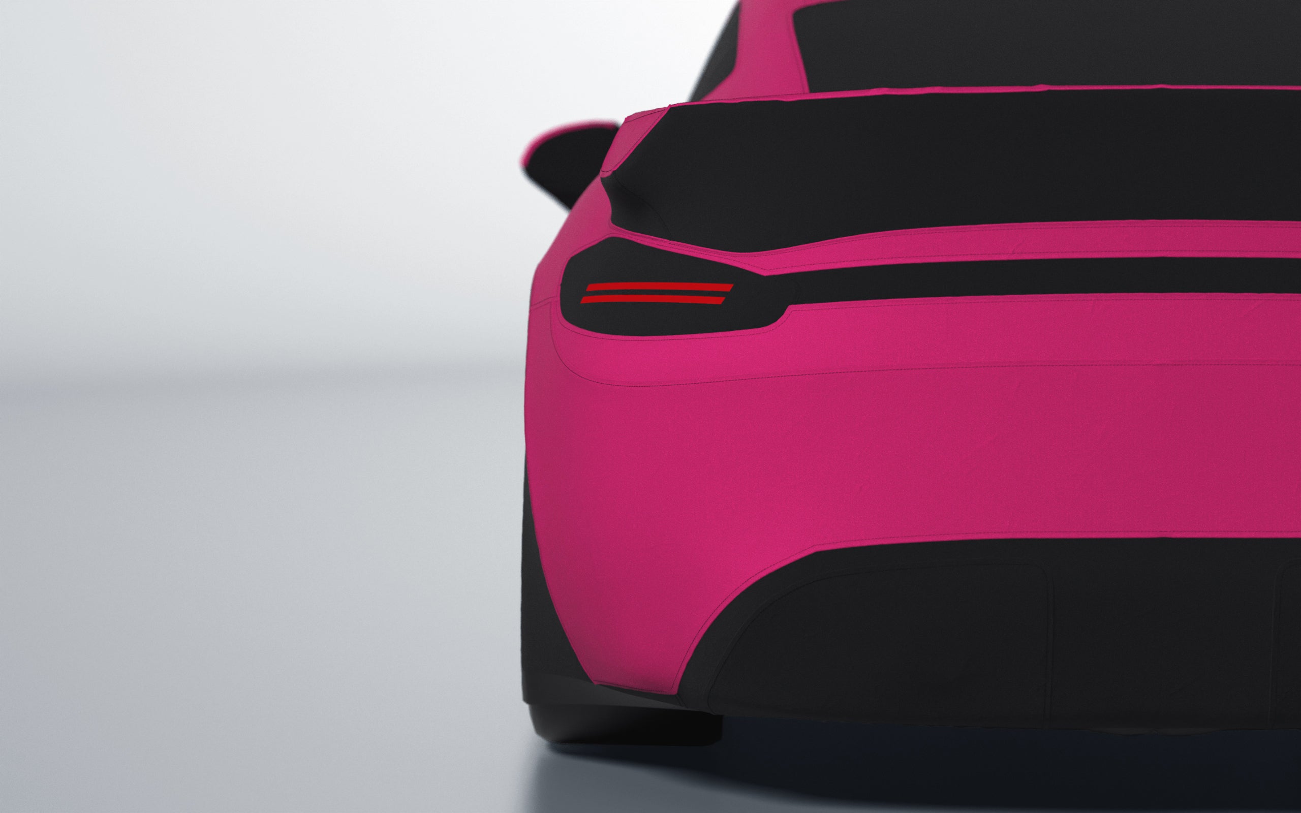 Goodwool tailor-made car cover for Porsche 718 Cayman GT4 — Purple 620