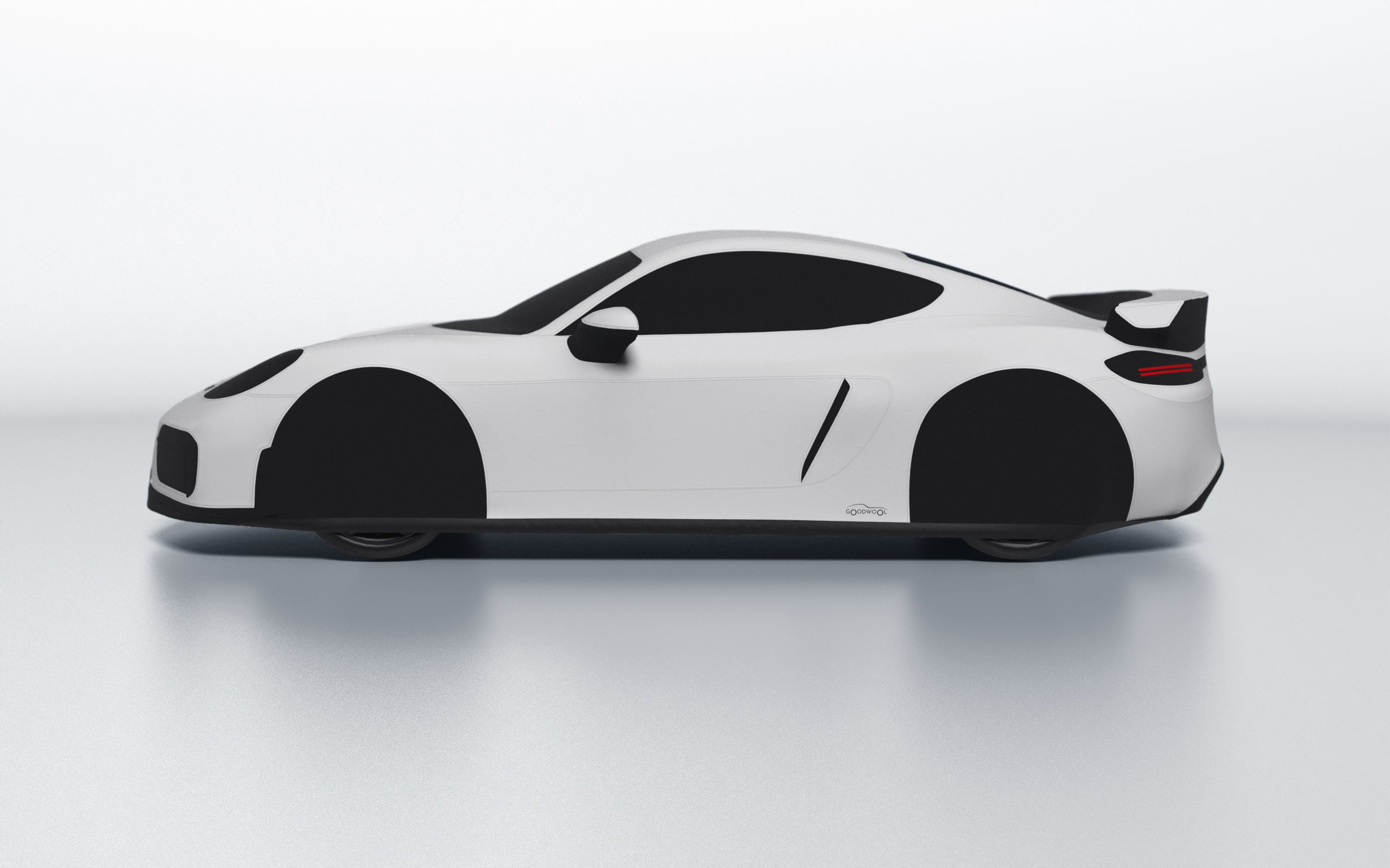 Goodwool tailor-made car cover for Porsche 718 Cayman GT4 — Grey 710