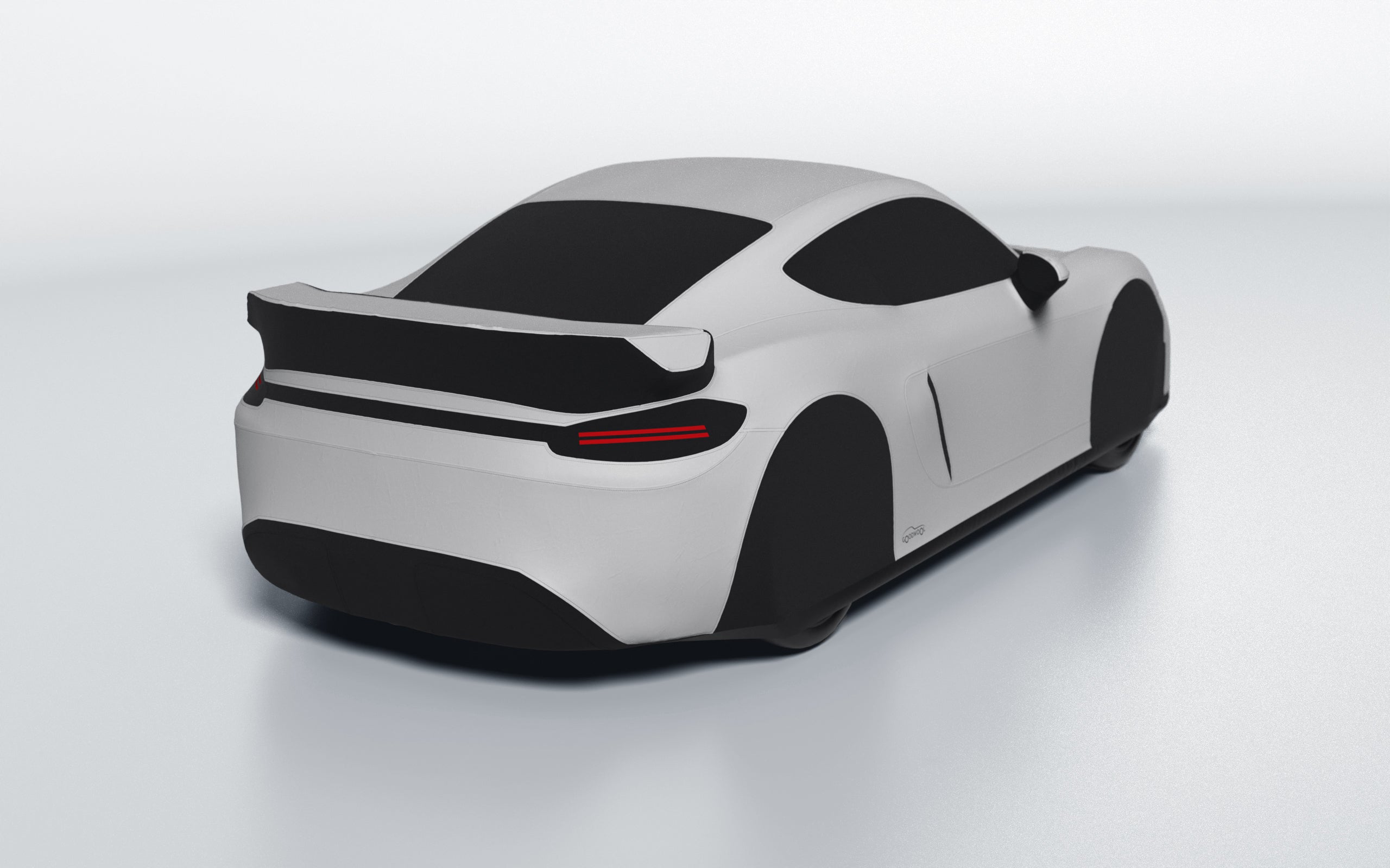 Goodwool tailor-made car cover for Porsche 718 Cayman GT4 — Grey 710