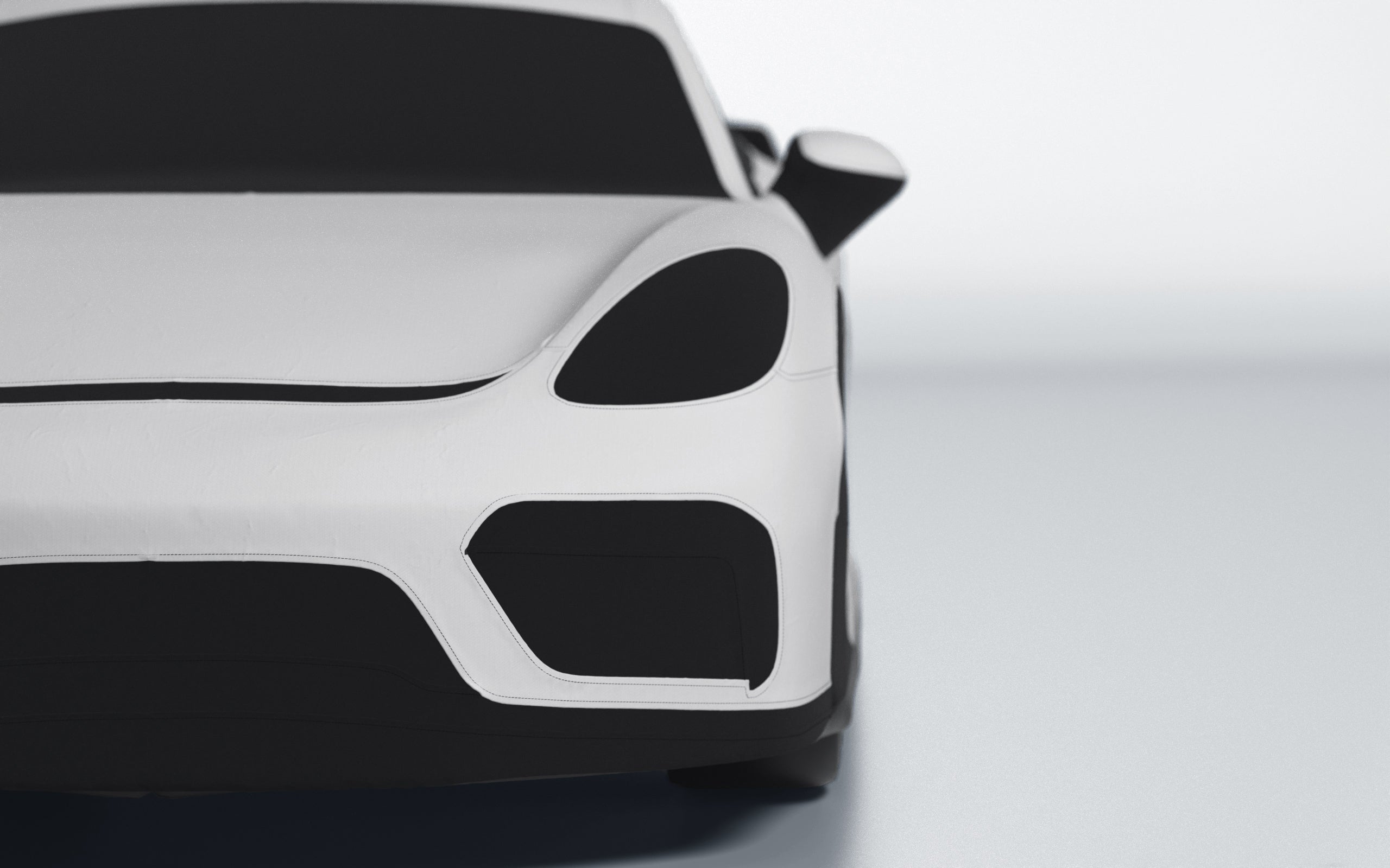 Goodwool tailor-made car cover for Porsche 718 Cayman GT4 — Grey 710