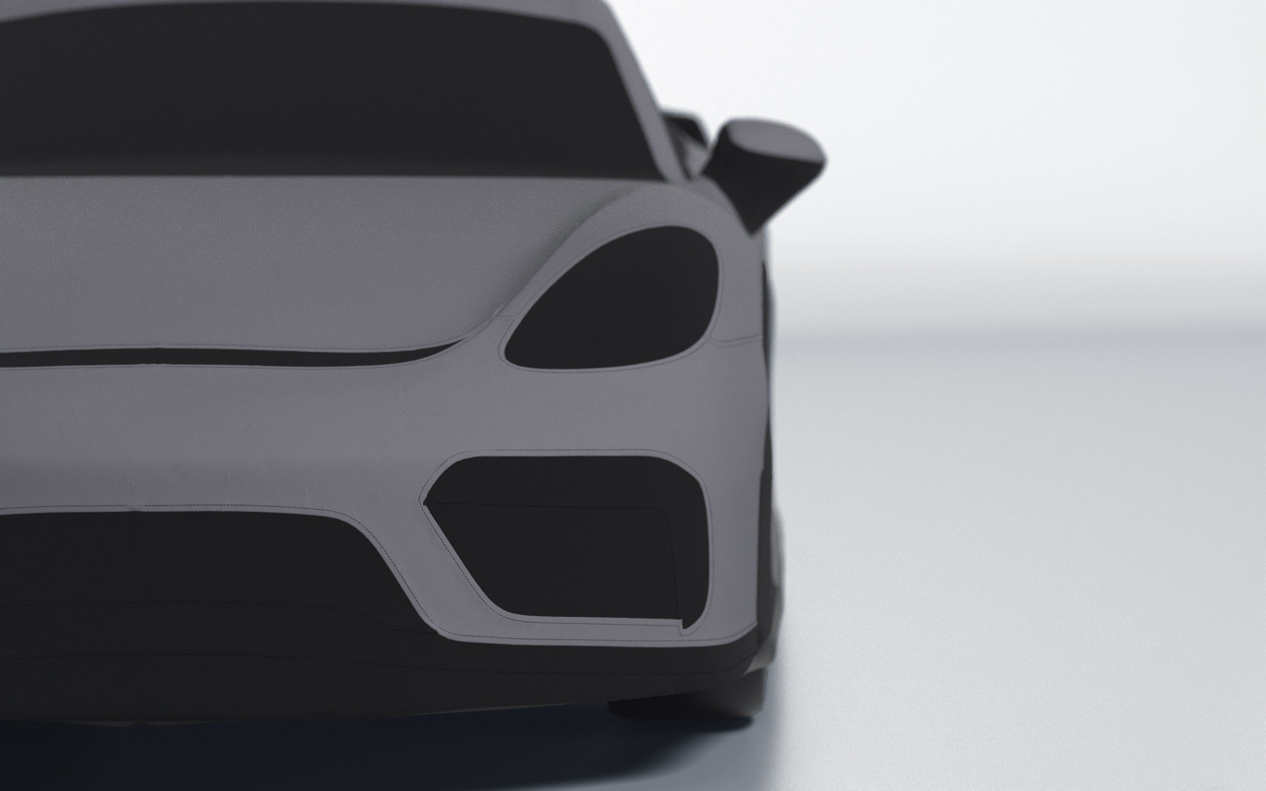 Goodwool tailor-made car cover for Porsche 718 Cayman GT4 — Grey 770