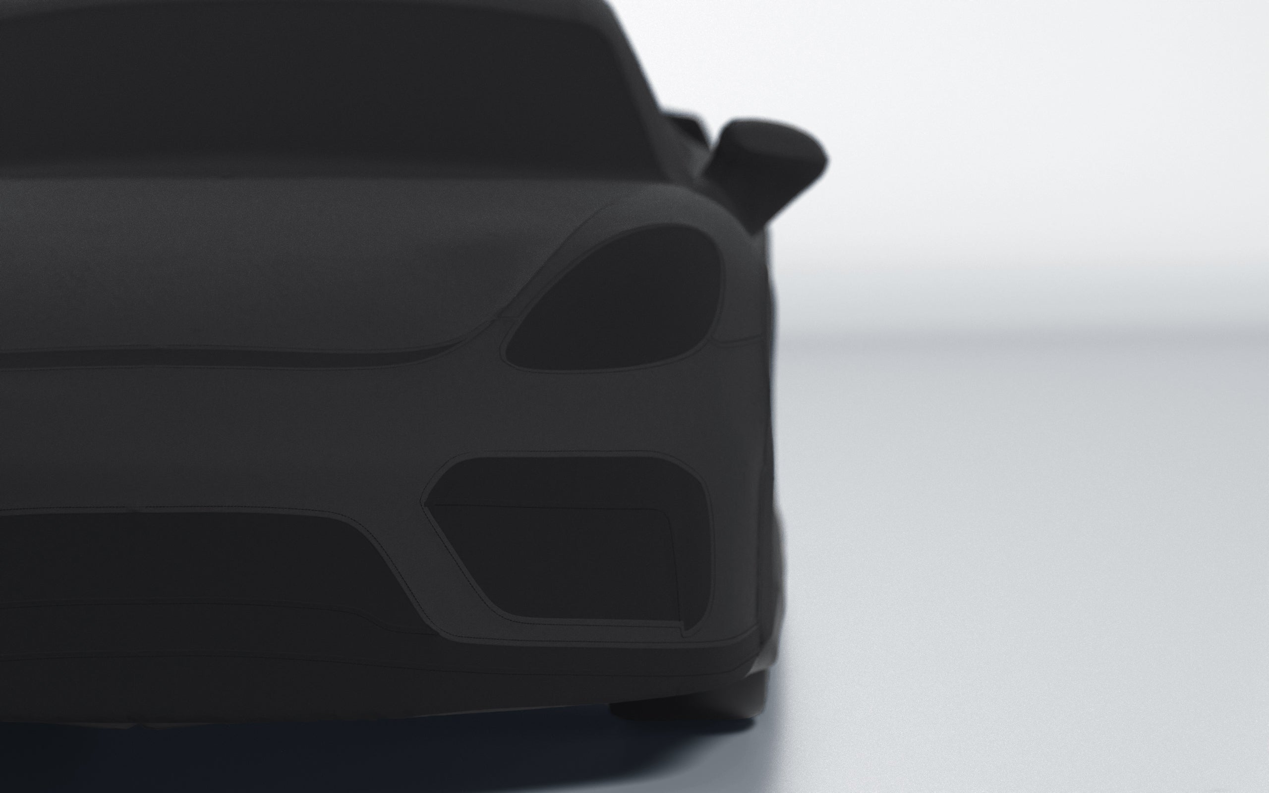 Goodwool tailor-made car cover for Porsche 718 Cayman GT4 — Black 850