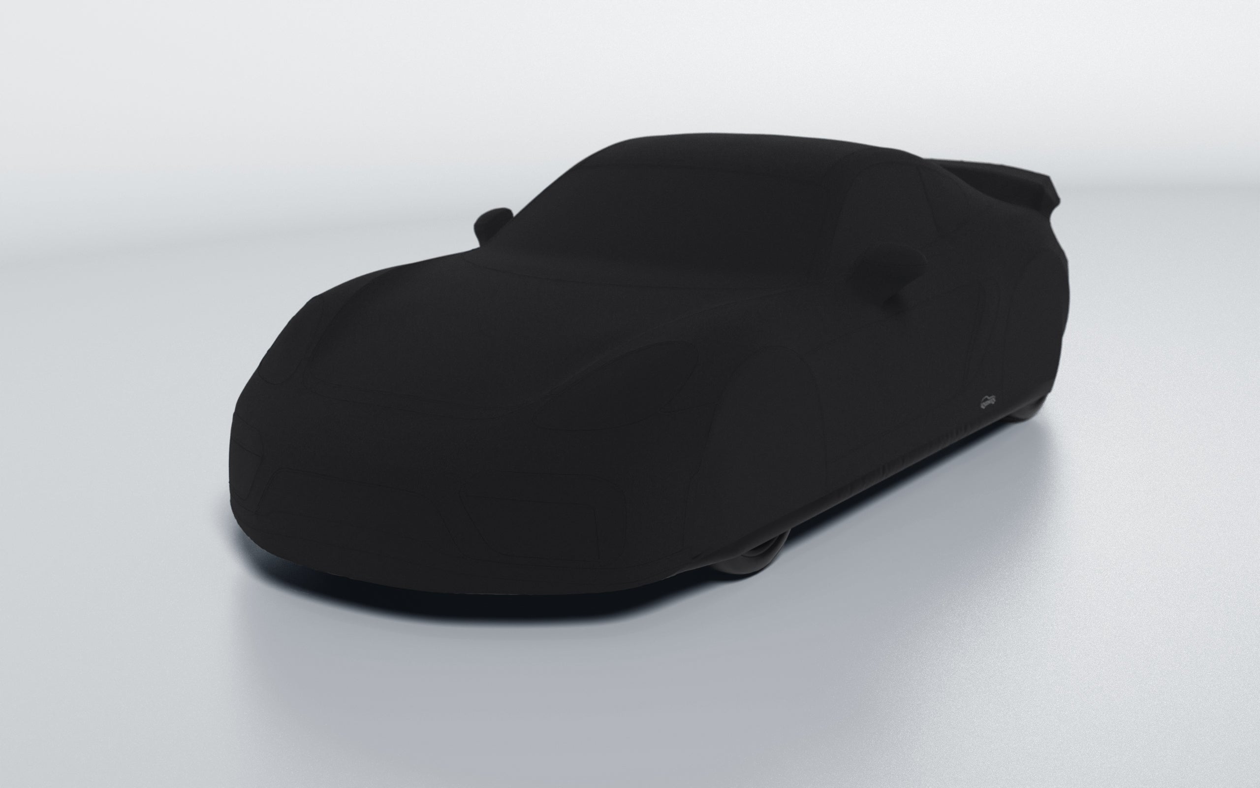 Goodwool tailor-made car cover for Porsche 718 Cayman GT4 — Black 890