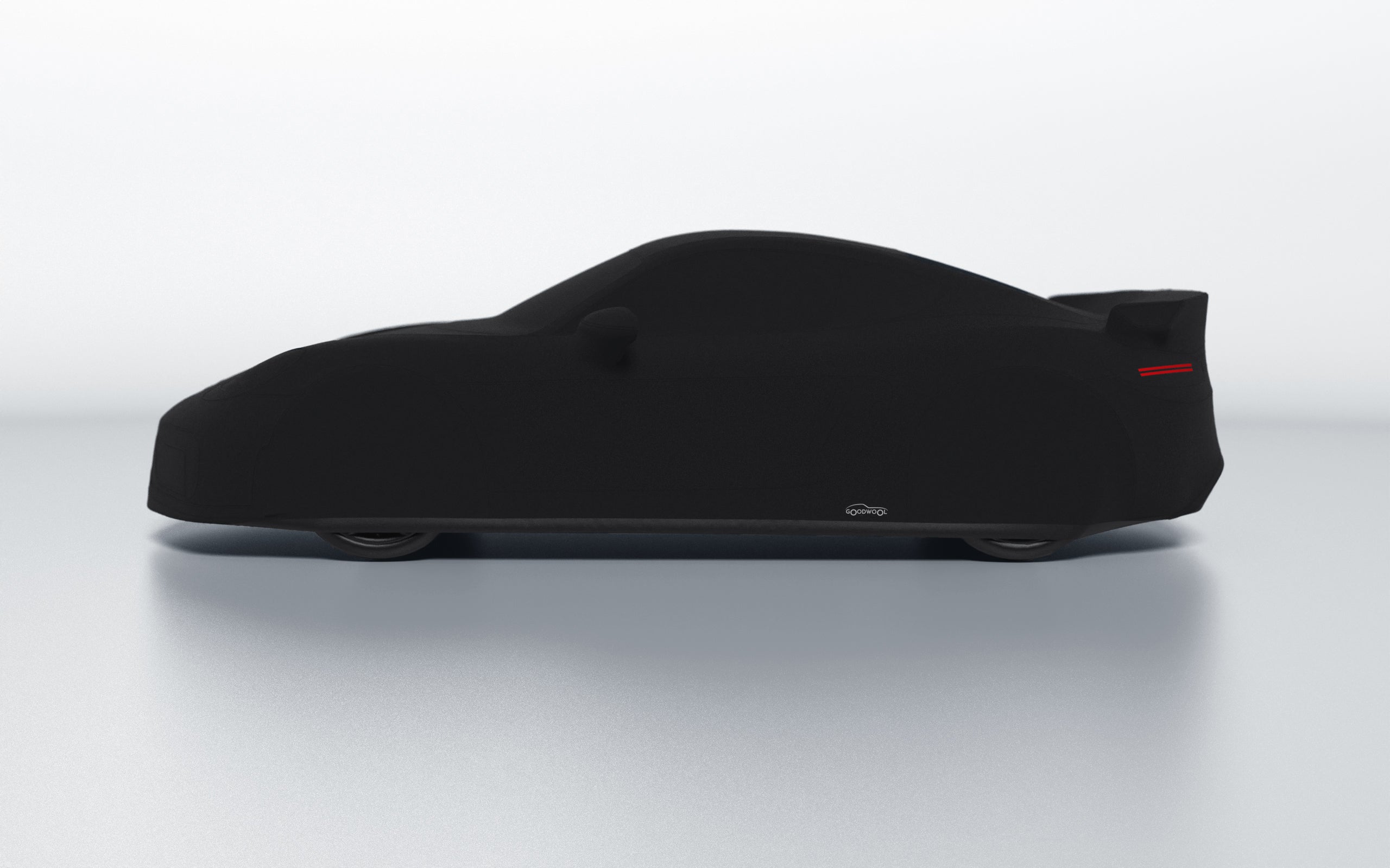 Goodwool tailor-made car cover for Porsche 718 Cayman GT4 — Black 890