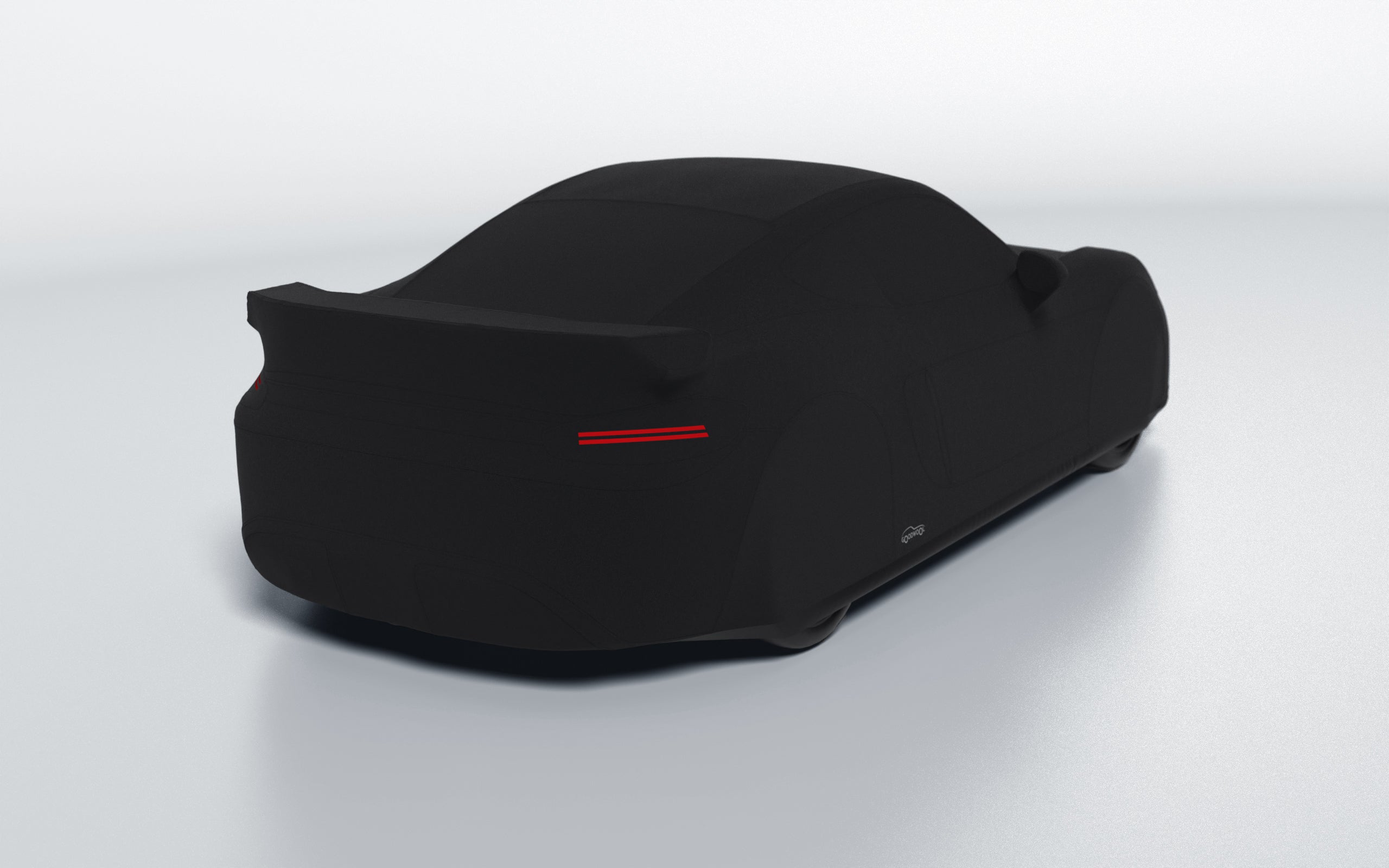 Goodwool tailor-made car cover for Porsche 718 Cayman GT4 — Black 890