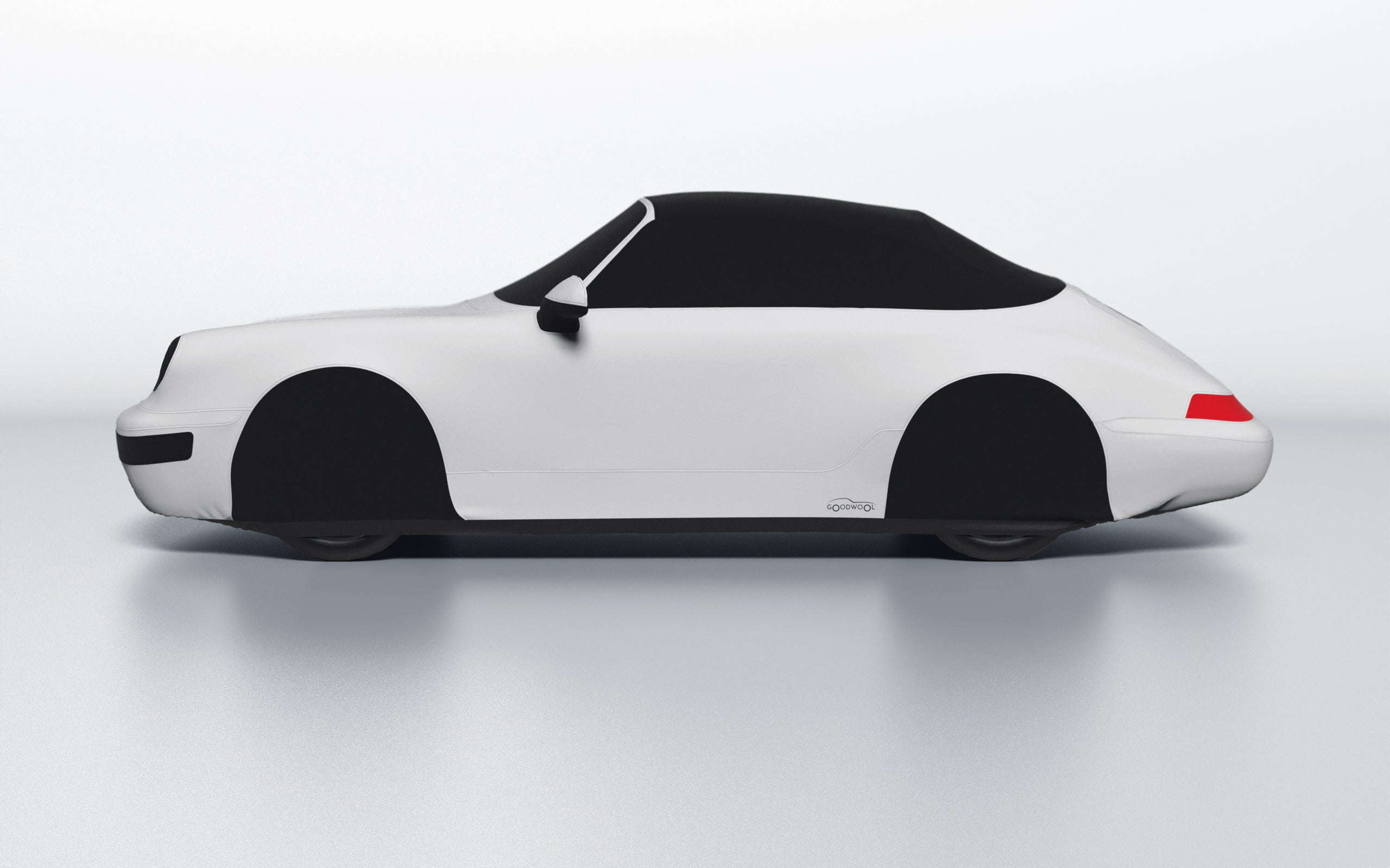 Goodwool tailor-made car cover for Porsche 911 (964) Carrera Cabrio (1991 - 1994) — Grey 710