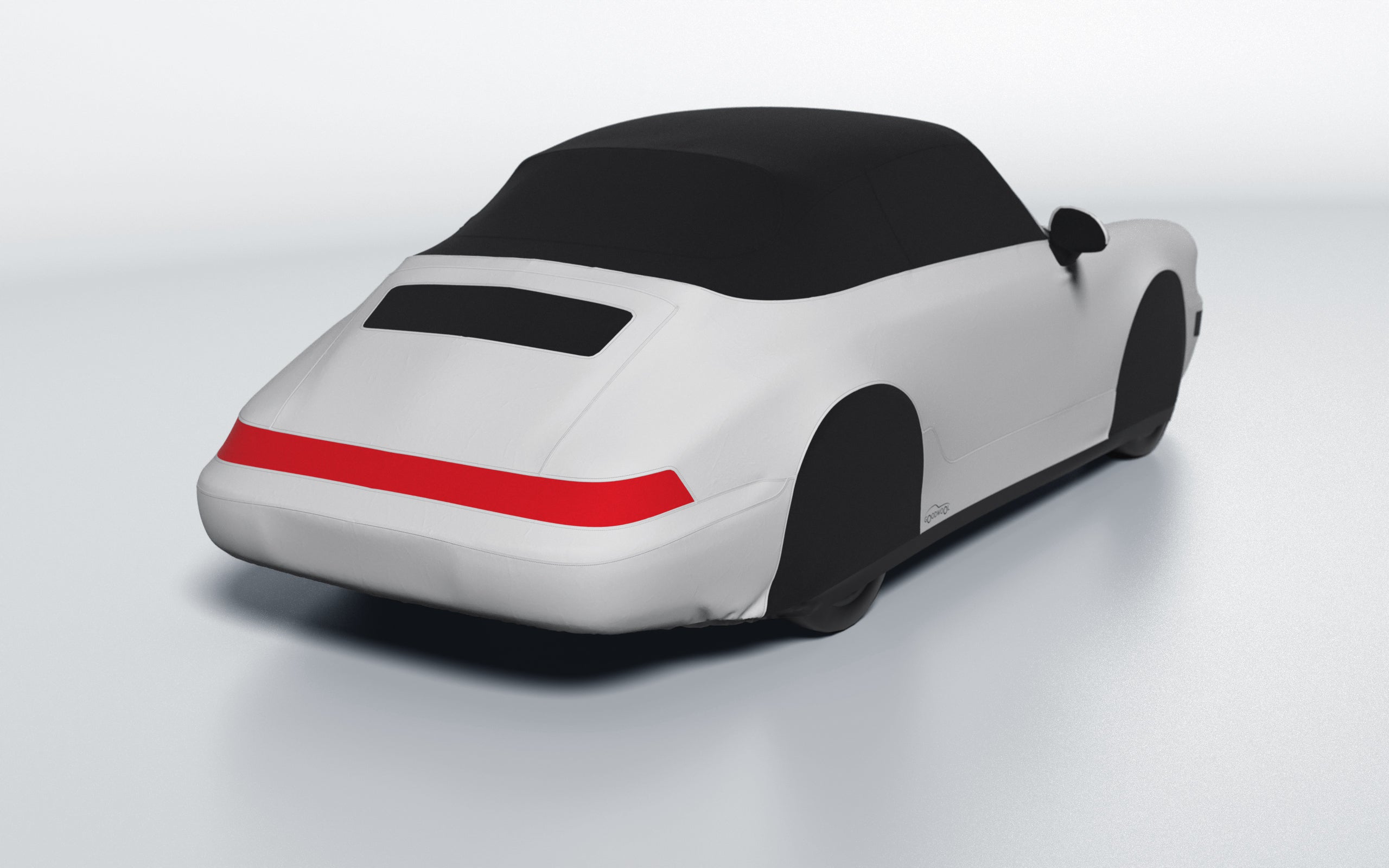 Goodwool tailor-made car cover for Porsche 911 (964) Carrera Cabrio (1991 - 1994) — Grey 710