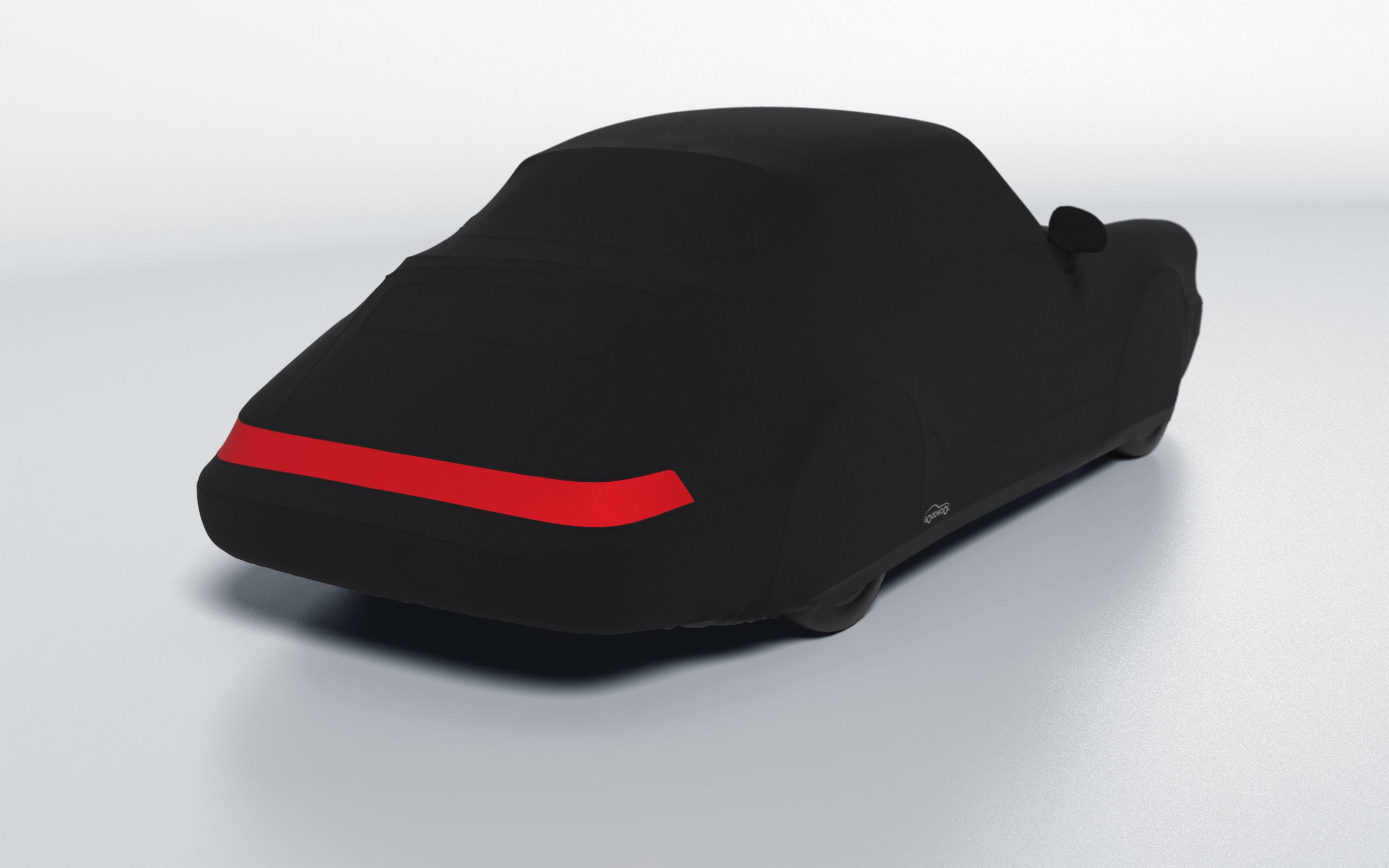 Goodwool tailor-made car cover for Porsche 911 (964) Carrera Cabrio (1991 - 1994) — Black 890