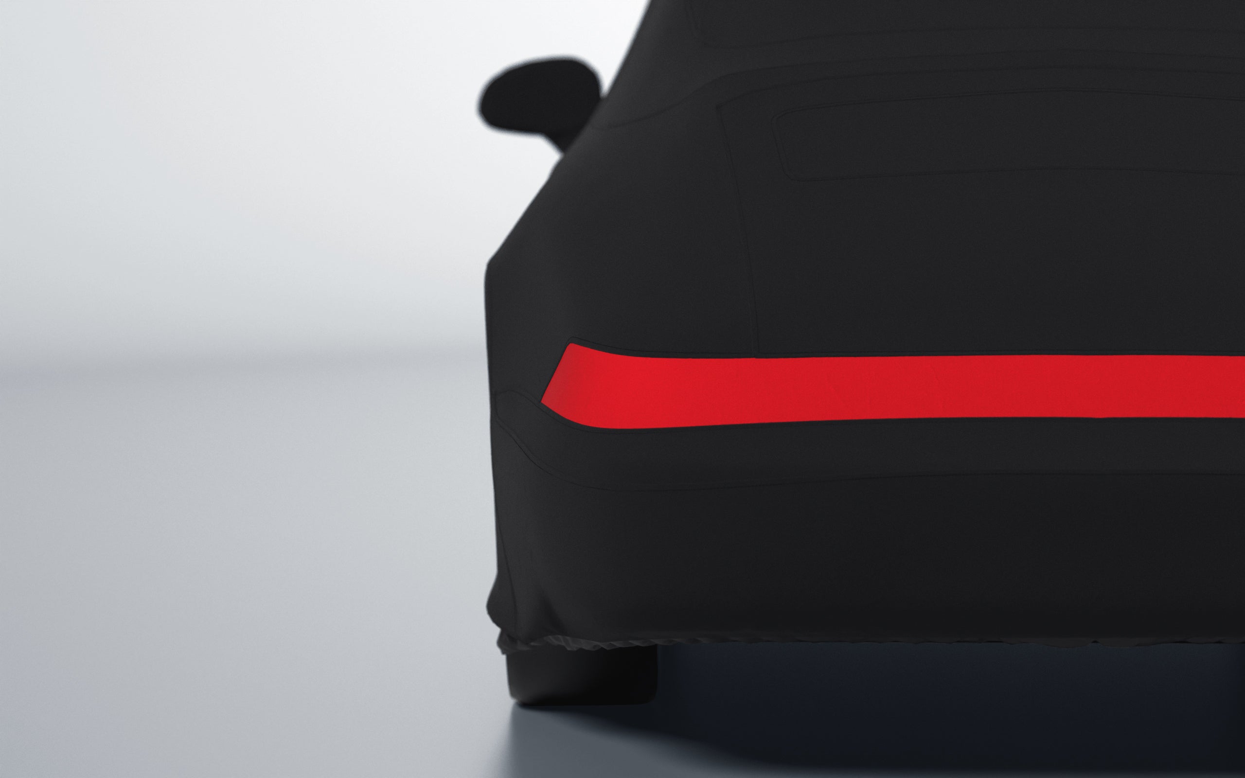 Goodwool tailor-made car cover for Porsche 911 (964) Carrera Cabrio (1991 - 1994) — Black 890