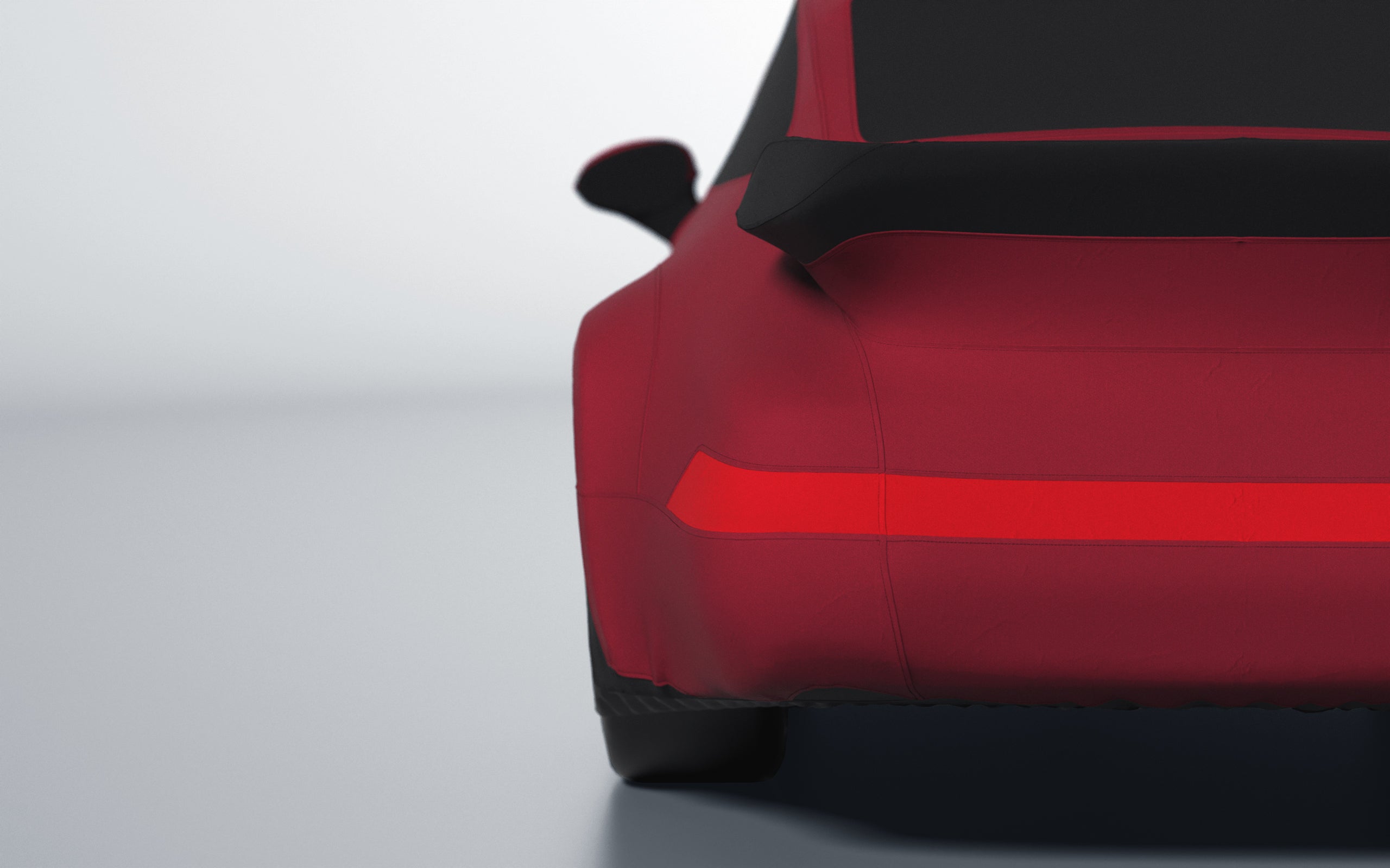Goodwool tailor-made car cover for Porsche 911 (964) Turbo — Red 120