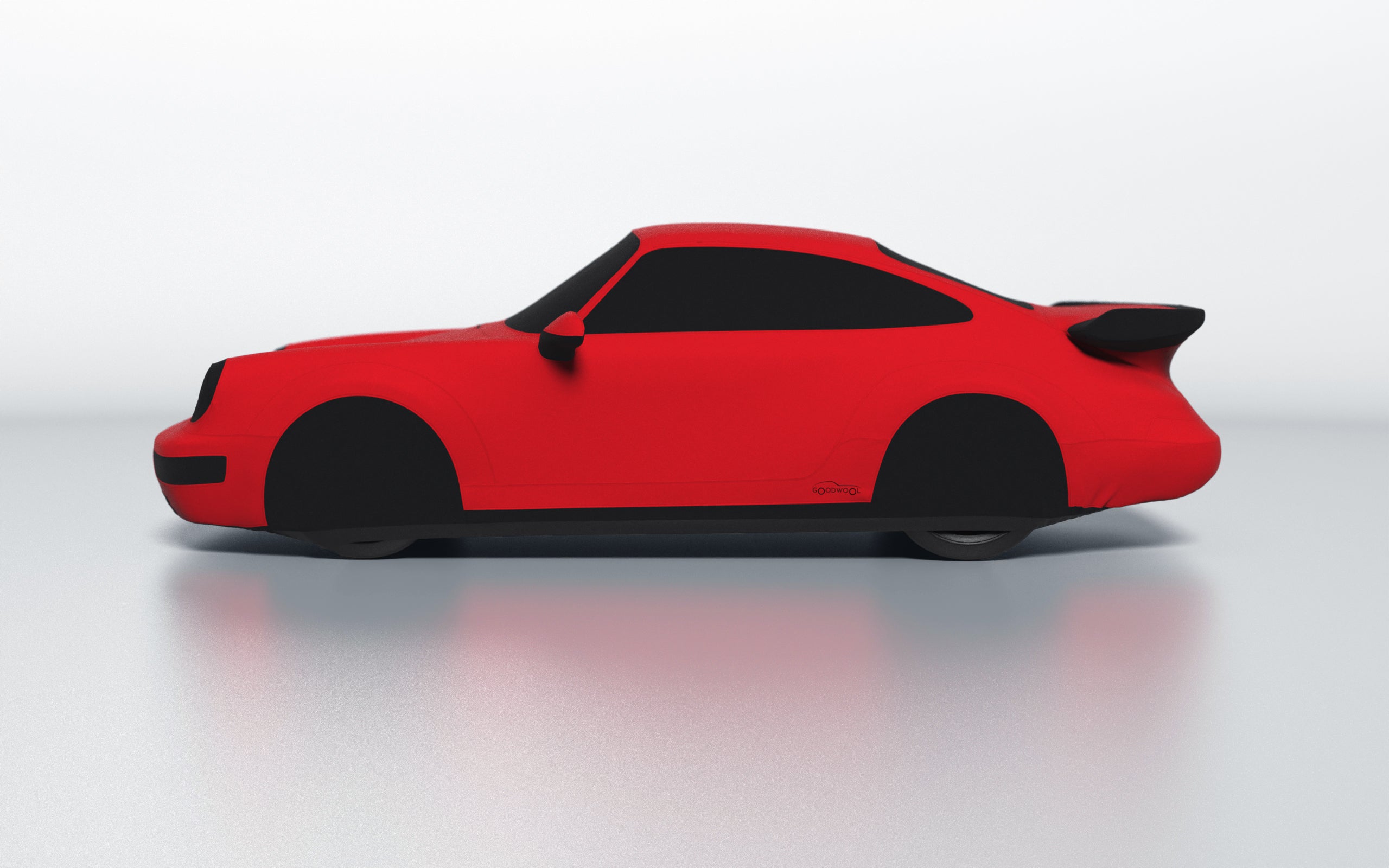 Goodwool tailor-made car cover for Porsche 911 (964) Turbo — Red 150
