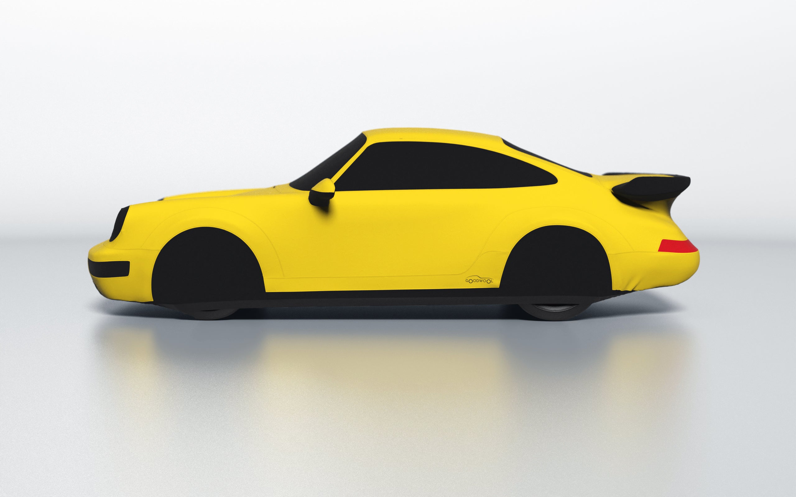 Goodwool tailor-made car cover for Porsche 911 (964) Turbo — Yellow 340