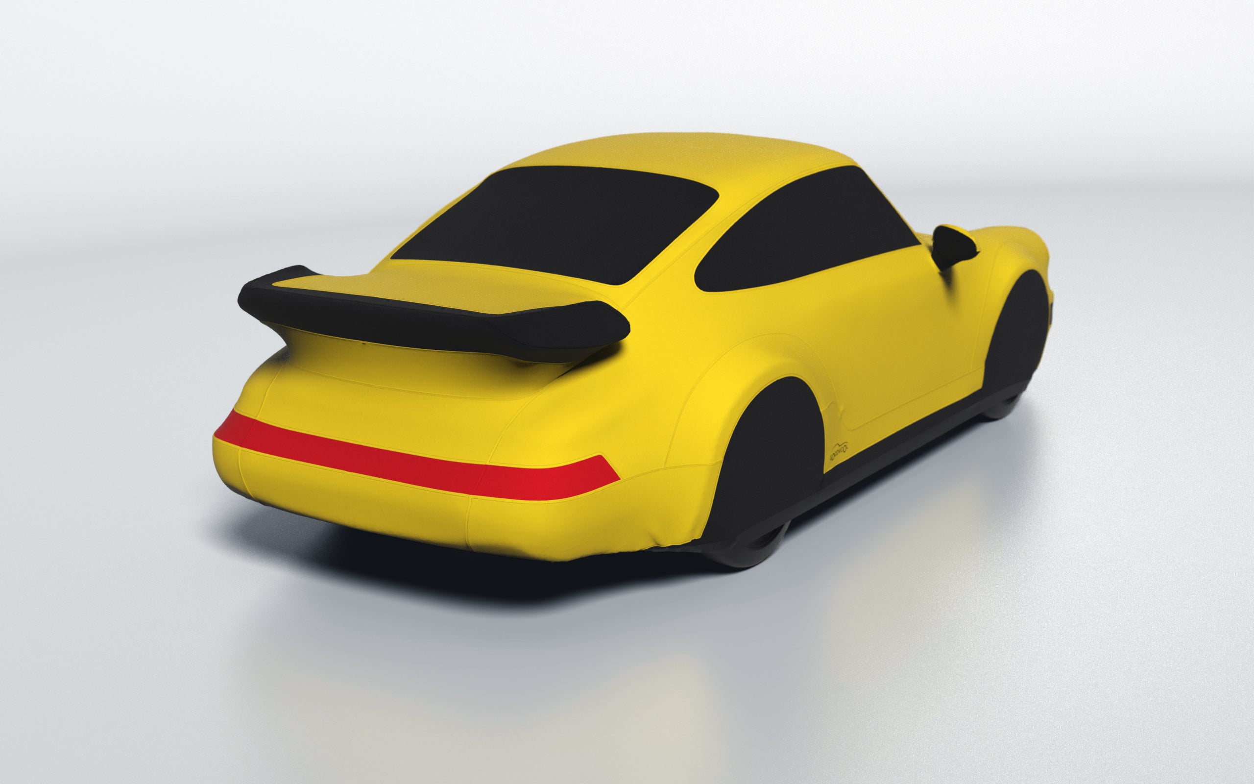 Goodwool tailor-made car cover for Porsche 911 (964) Turbo — Yellow 340