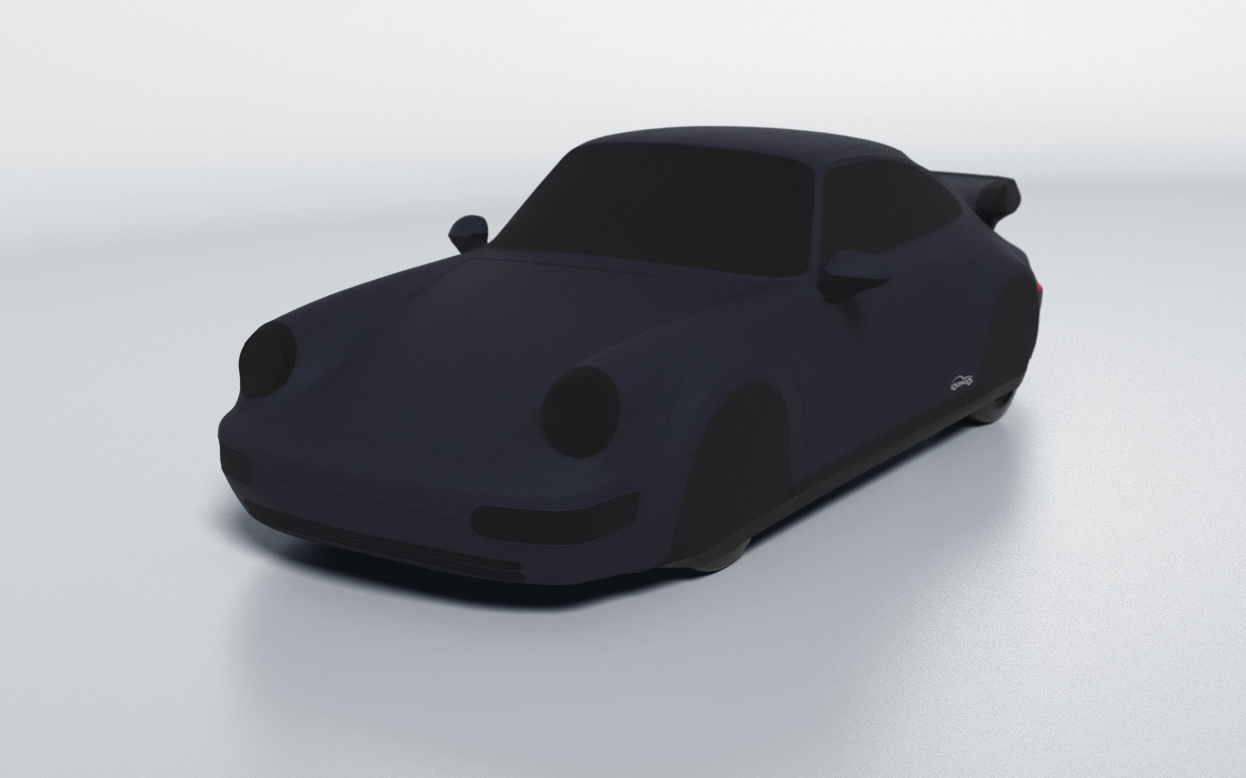 Goodwool tailor-made car cover for Porsche 911 (964) Turbo — Blue 590