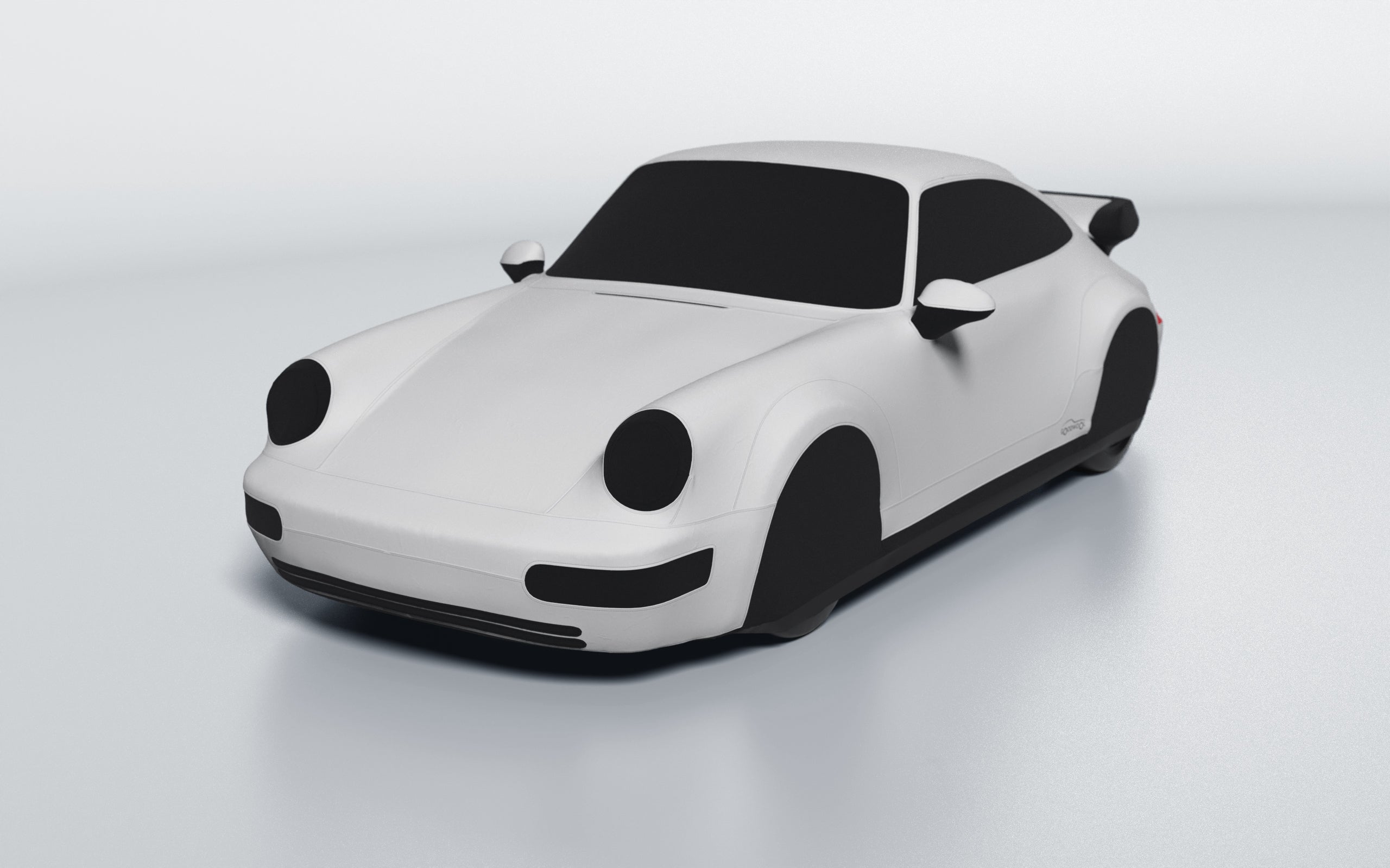 Goodwool tailor-made car cover for Porsche 911 (964) Turbo — Grey 710