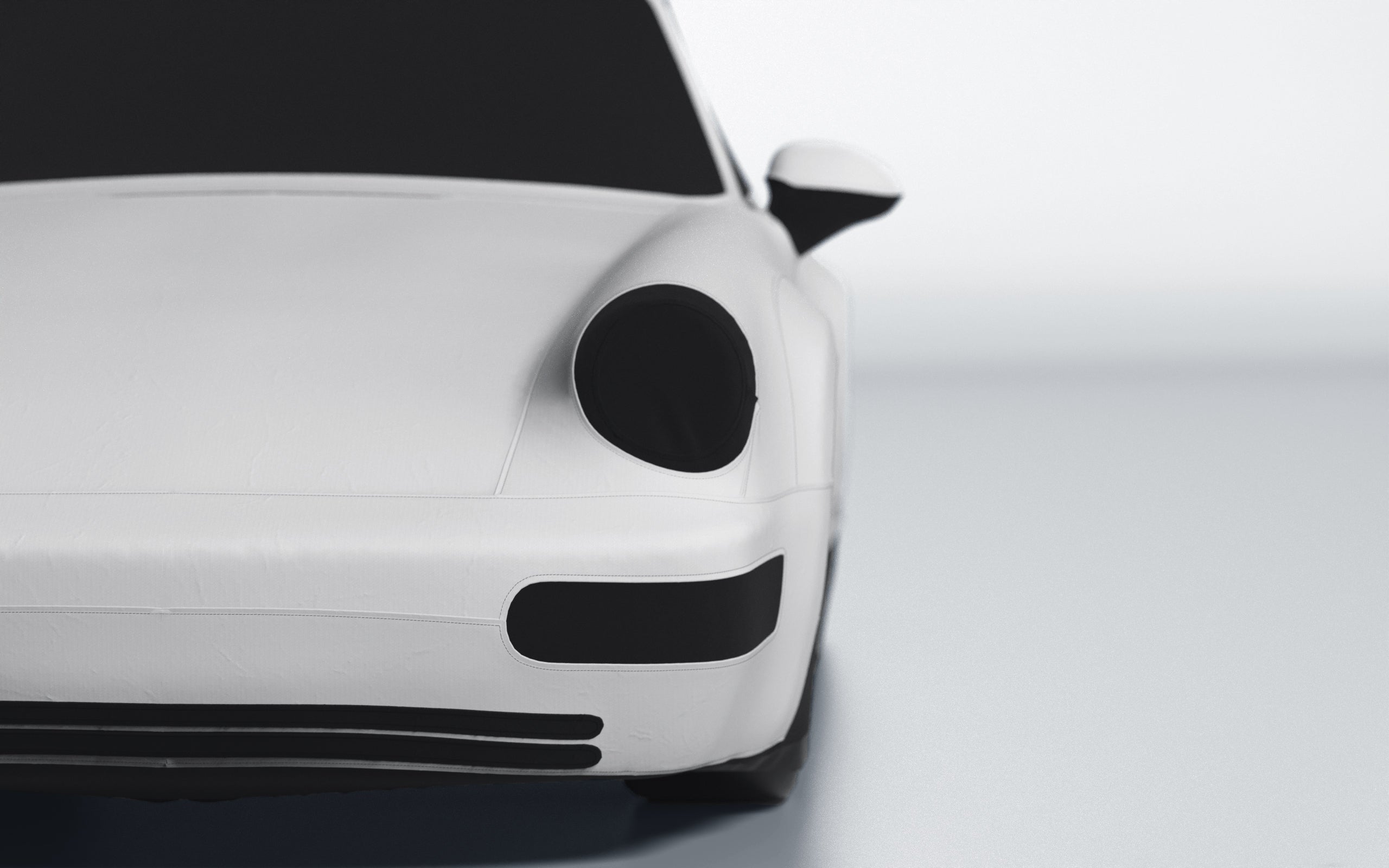 Goodwool tailor-made car cover for Porsche 911 (964) Turbo — Grey 710