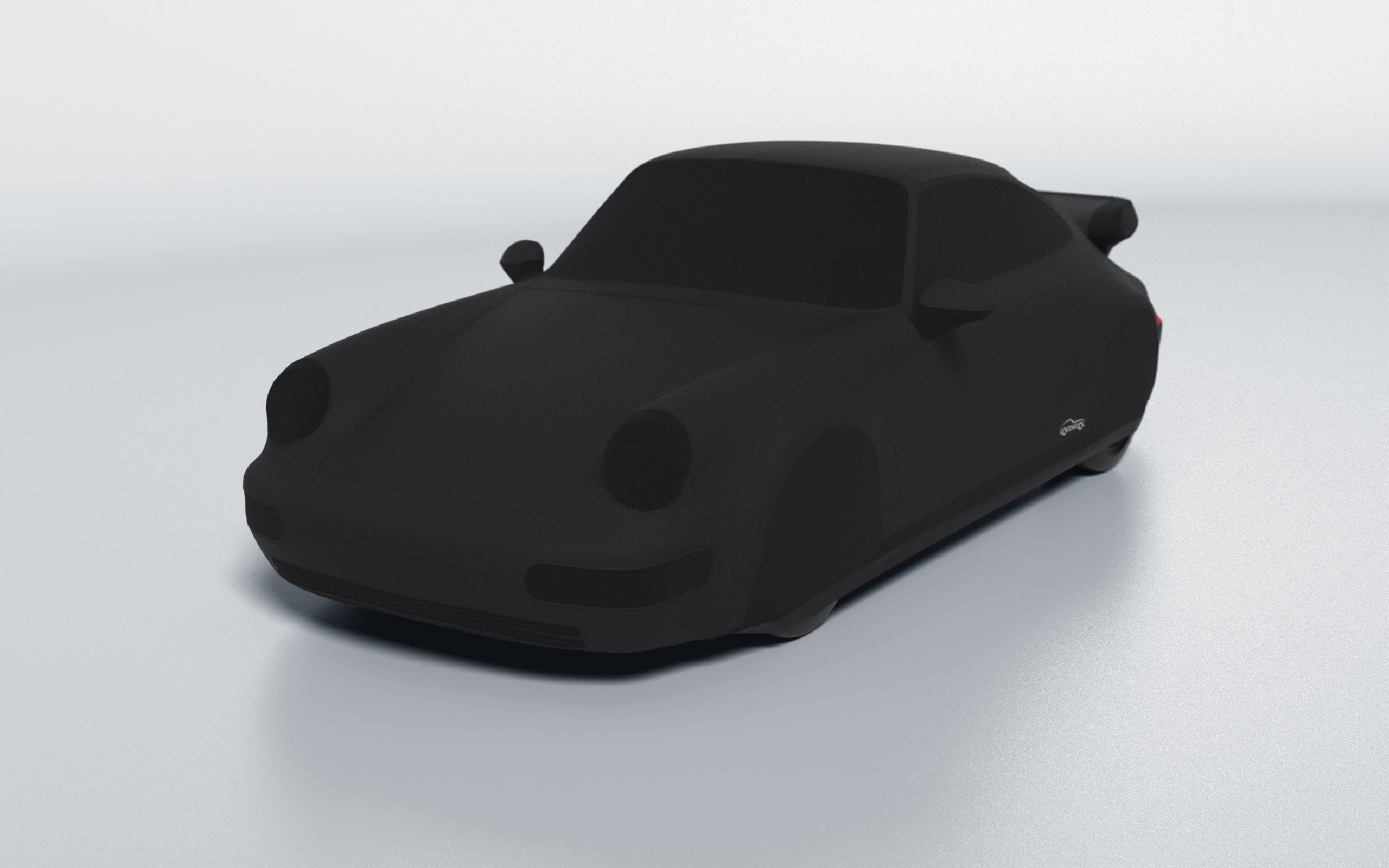 Goodwool tailor-made car cover for Porsche 911 (964) Turbo — Black 850
