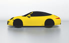 Goodwool tailor-made car cover for Porsche 911 (991.1) Carrera 4 Cabriolet — Yellow 340