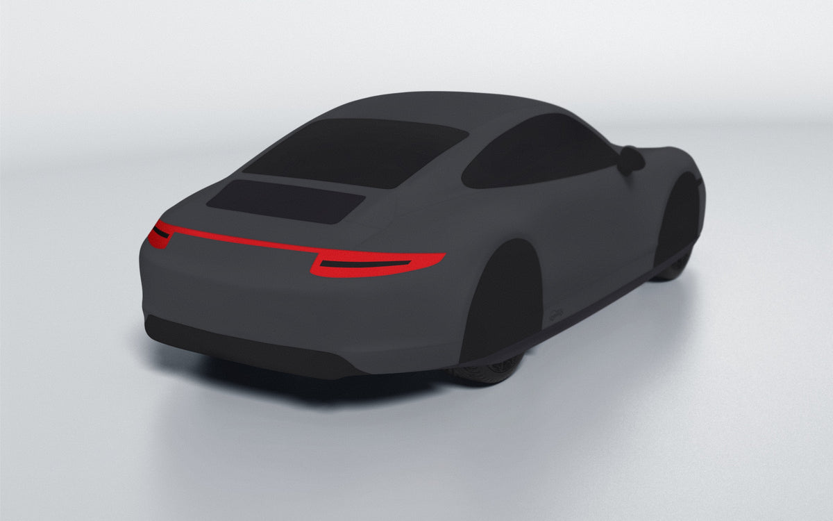 Goodwool tailor-made car cover for Porsche 911 (991.1) Carrera 4 GTS — Grey 790