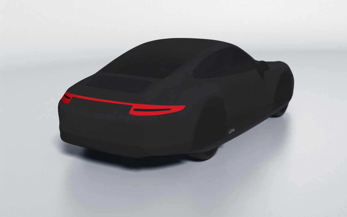 Goodwool tailor-made car cover for Porsche 911 (991.1) Carrera 4 GTS — Black 850