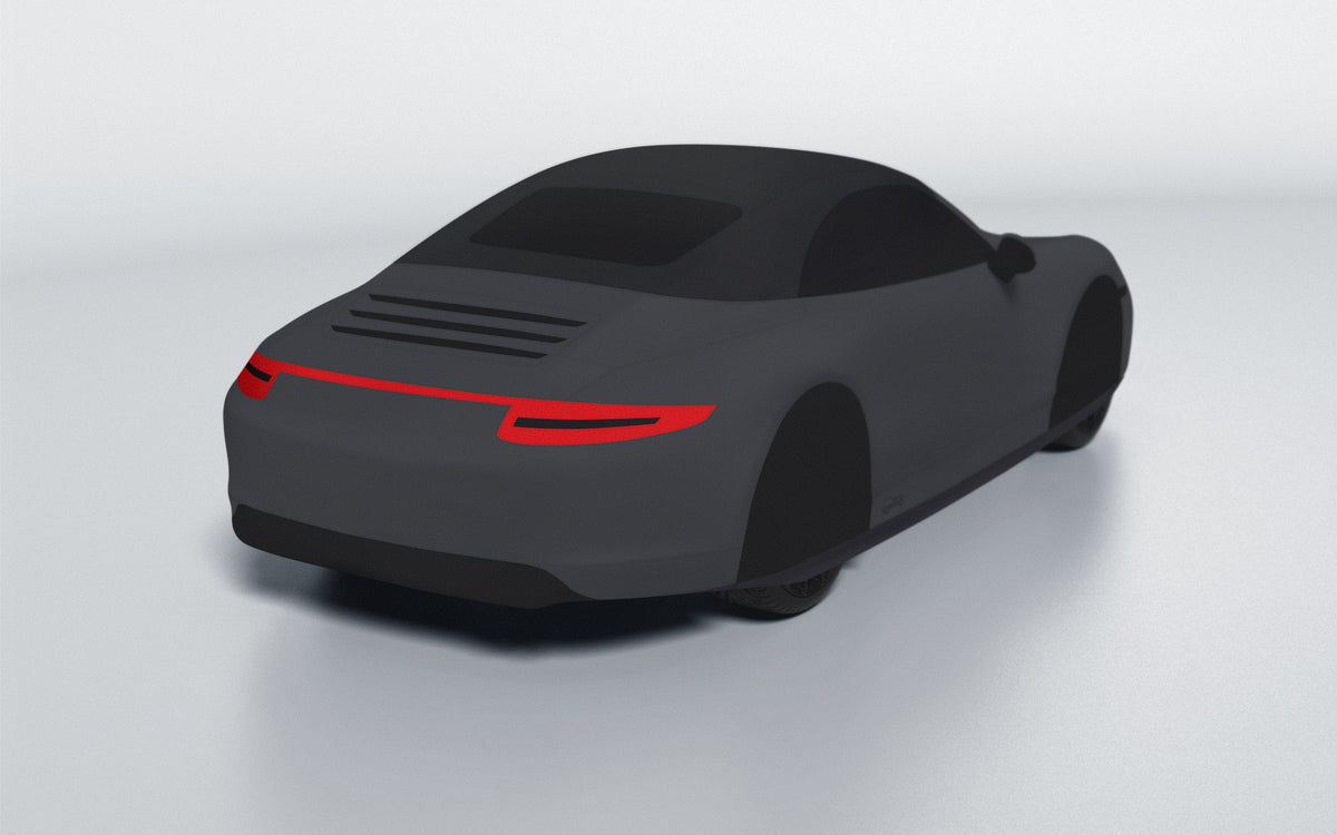 Goodwool tailor-made car cover for Porsche 911 (991.1) Carrera 4S Cabriolet — Grey 790
