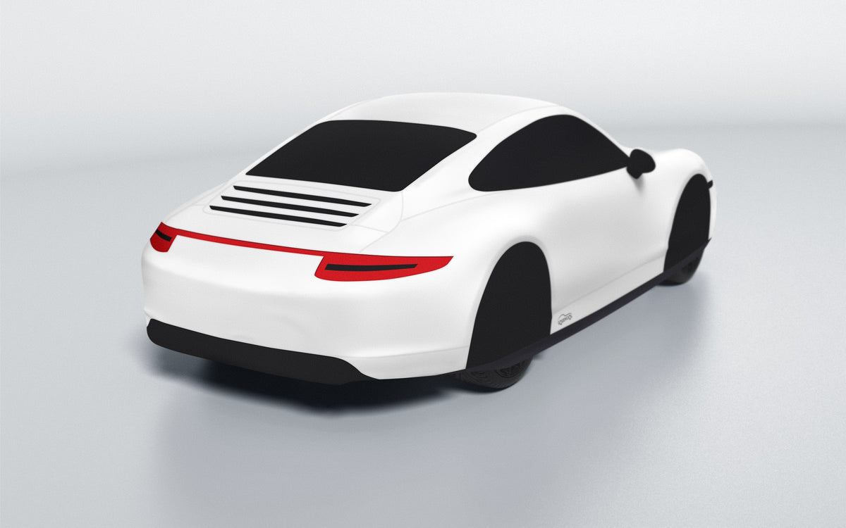 Goodwool tailor-made car cover for Porsche 911 (991.1) Carrera 4S — White 010