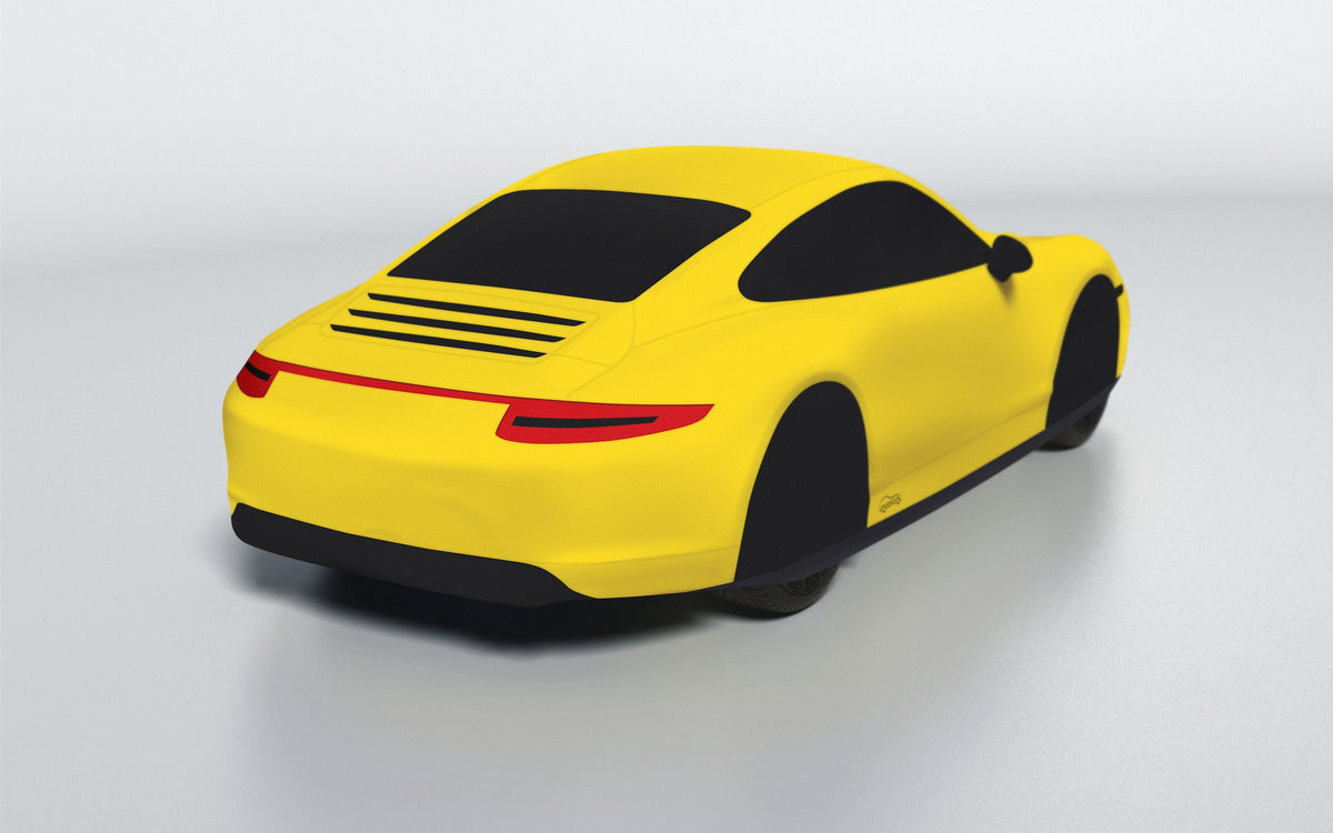 Goodwool tailor-made car cover for Porsche 911 (991.1) Carrera 4S — Yellow 340