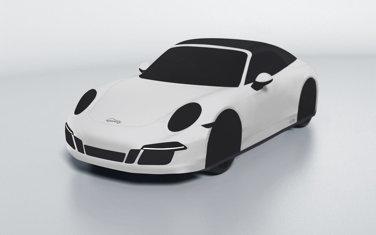 Goodwool tailor-made car cover for Porsche 911 (991.1) Carrera GTS Cabriolet — Grey 710