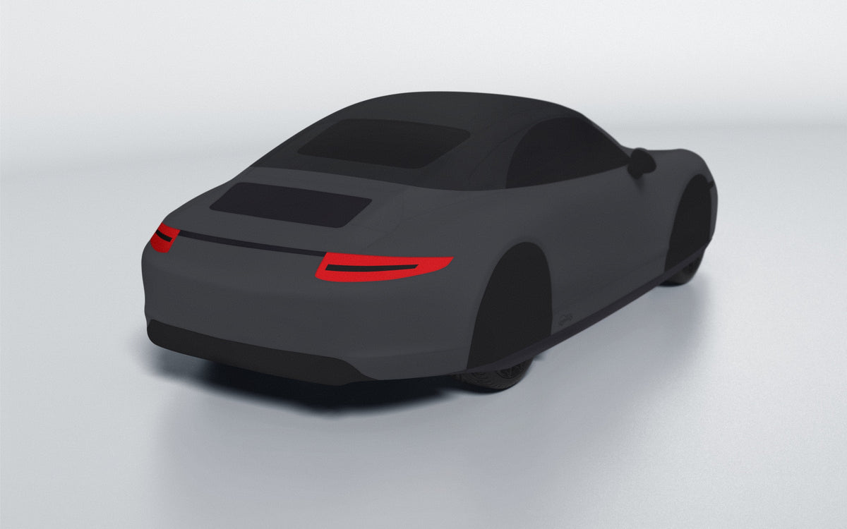 Goodwool tailor-made car cover for Porsche 911 (991.1) Carrera GTS Cabriolet — Grey 790