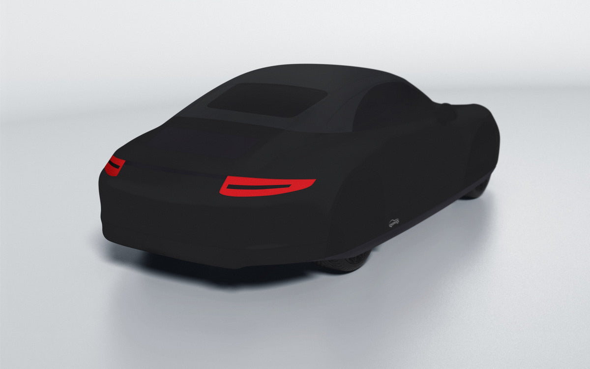 Goodwool tailor-made car cover for Porsche 911 (991.1) Carrera GTS Cabriolet — Black 890