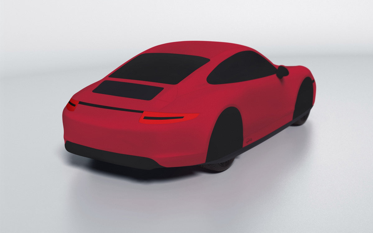 Goodwool tailor-made car cover for Porsche 911 (991.1) Carrera GTS — Red 130