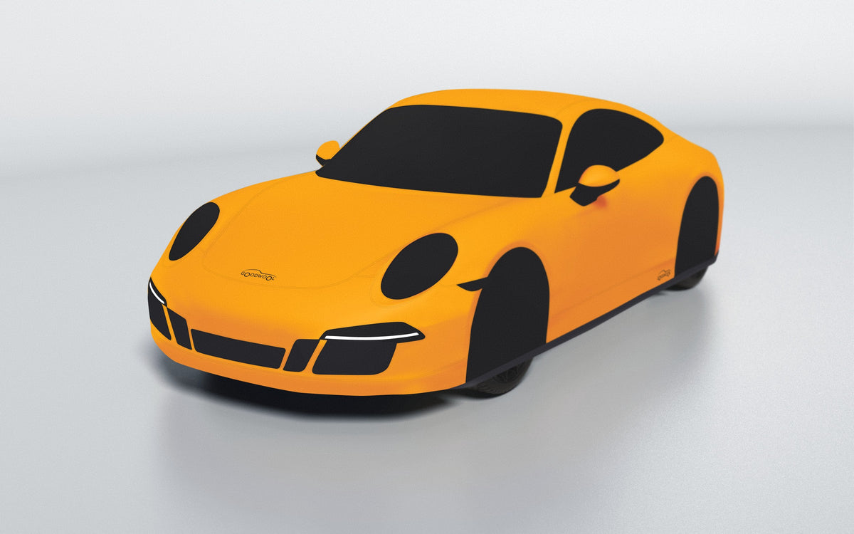 Goodwool tailor-made car cover for Porsche 911 (991.1) Carrera GTS — Orange 280