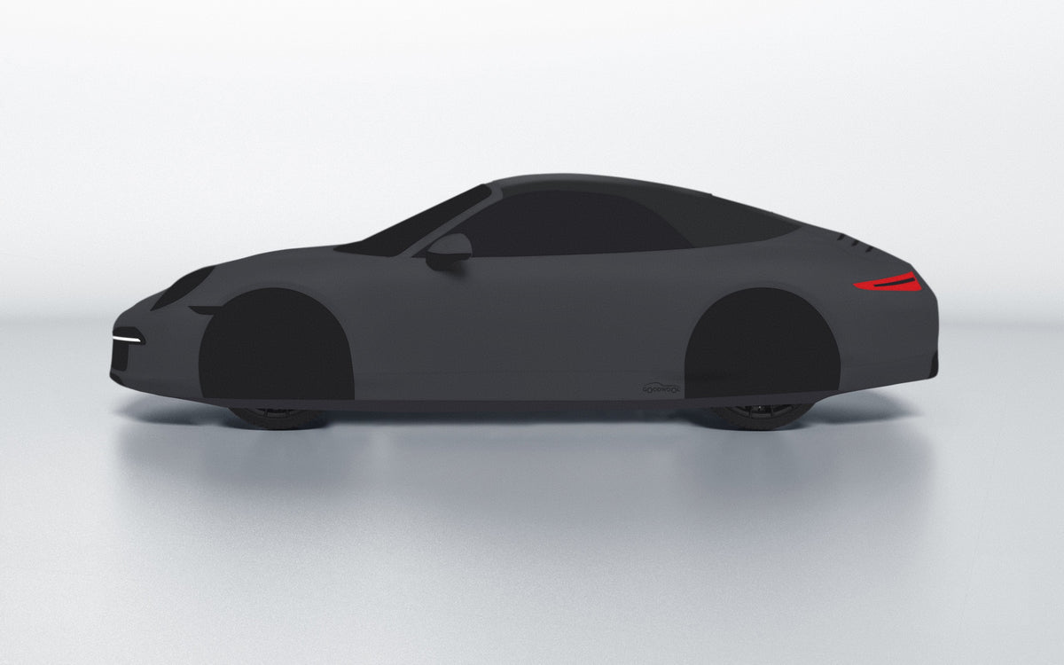Goodwool tailor-made car cover for Porsche 911 (991.1) Carrera S Cabriolet — Grey 790