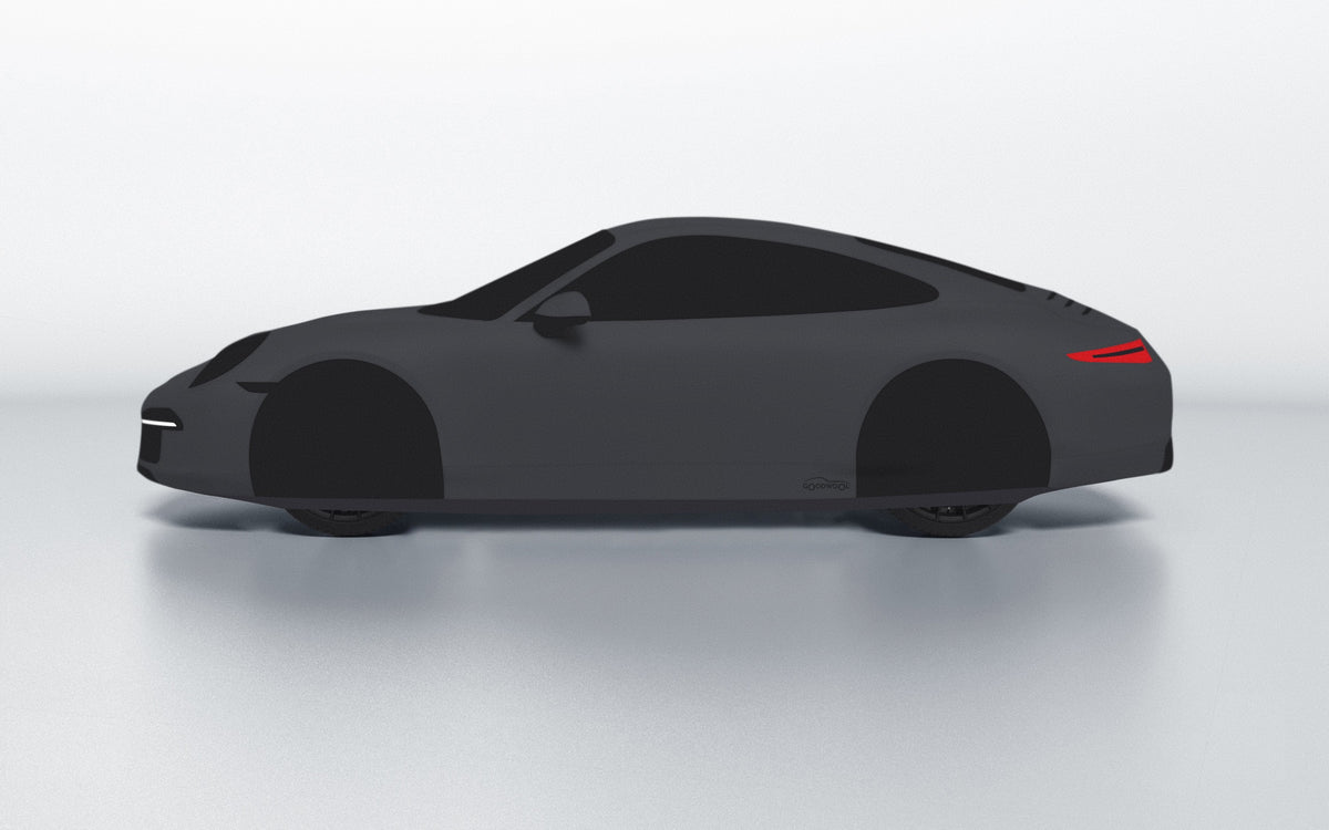 Goodwool tailor-made car cover for Porsche 911 (991.1) Carrera S — Grey 790