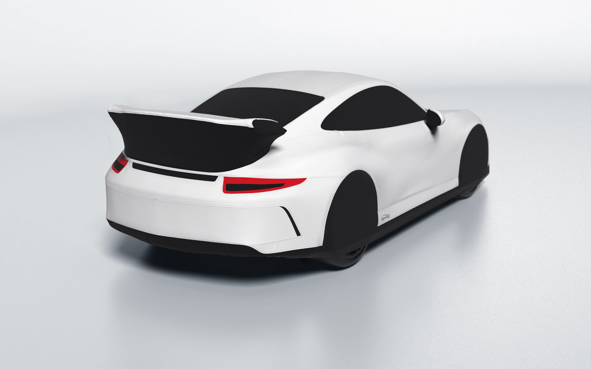 Goodwool tailor-made car cover for Porsche 911 (991.1) GT3 — White 010