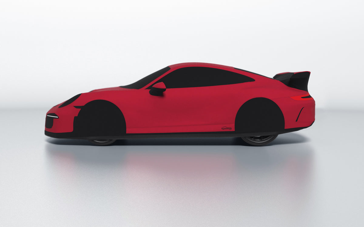 Goodwool tailor-made car cover for Porsche 911 (991.1) GT3 — Red 130