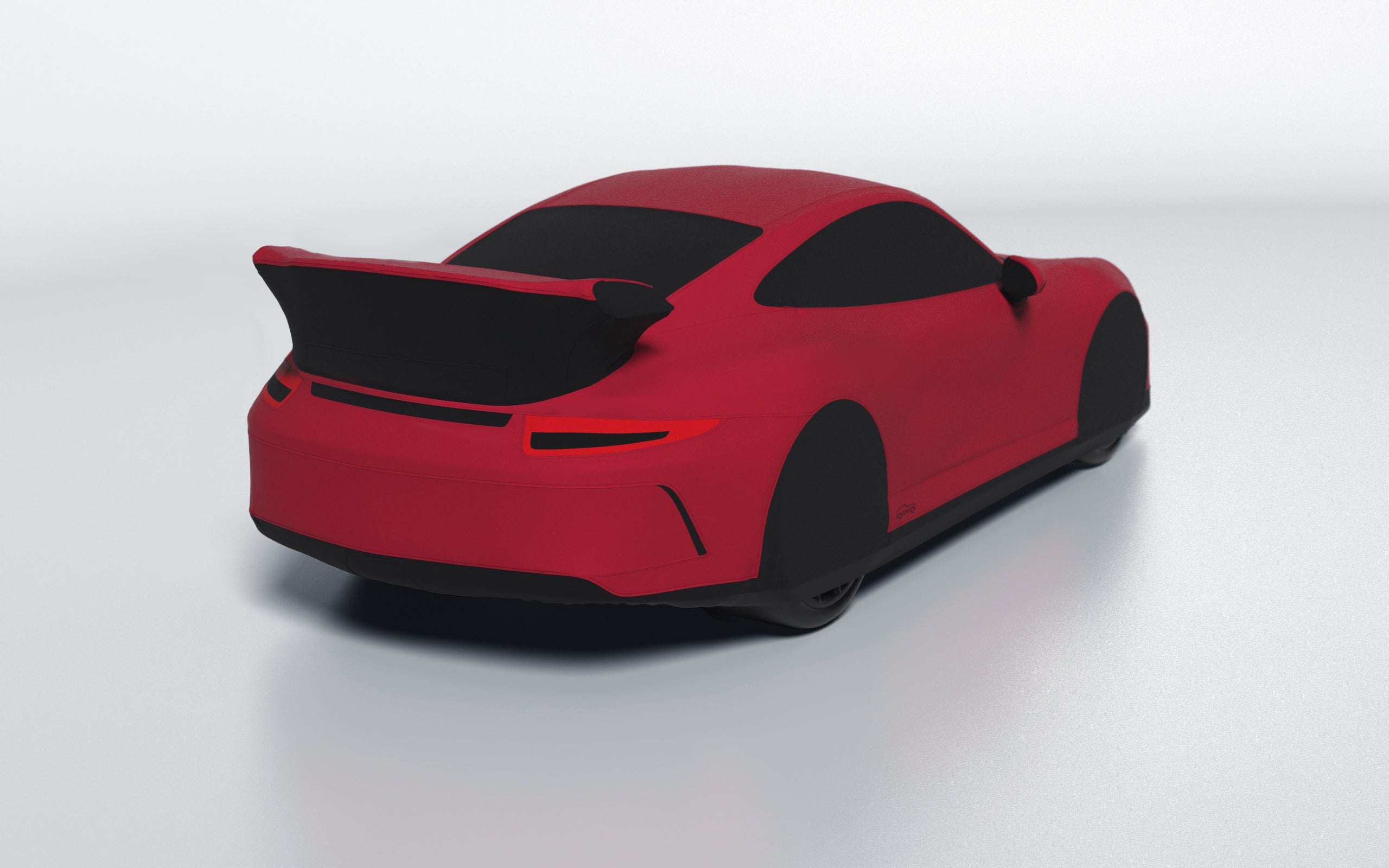 Goodwool tailor-made car cover for Porsche 911 (991.1) GT3 — Red 130