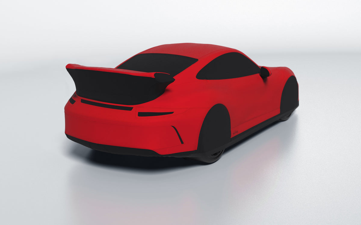 Goodwool tailor-made car cover for Porsche 911 (991.1) GT3 — Red 150