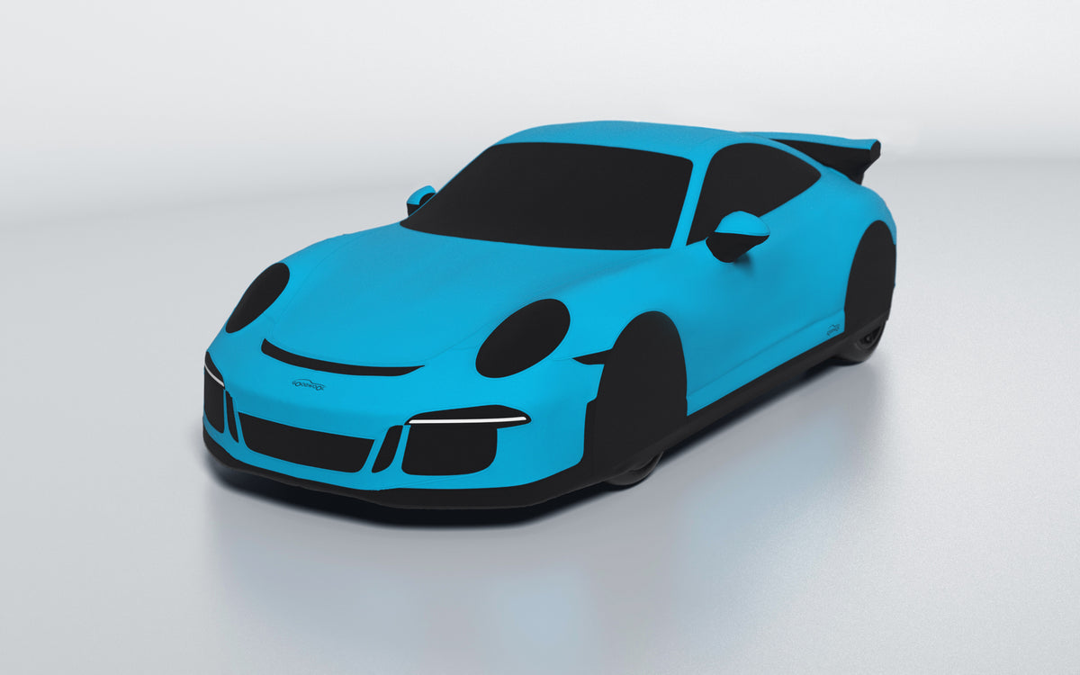 Goodwool tailor-made car cover for Porsche 911 (991.1) GT3 — Blue 525