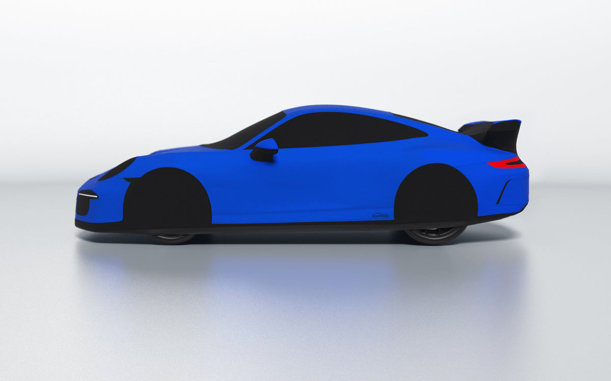 Goodwool tailor-made car cover for Porsche 911 (991.1) GT3 — Blue 545