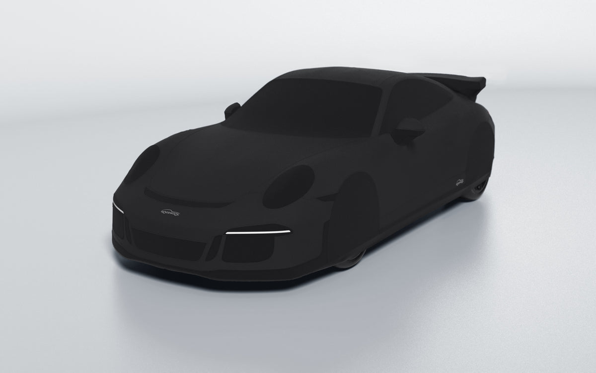 Goodwool tailor-made car cover for Porsche 911 (991.1) GT3 — Black 850