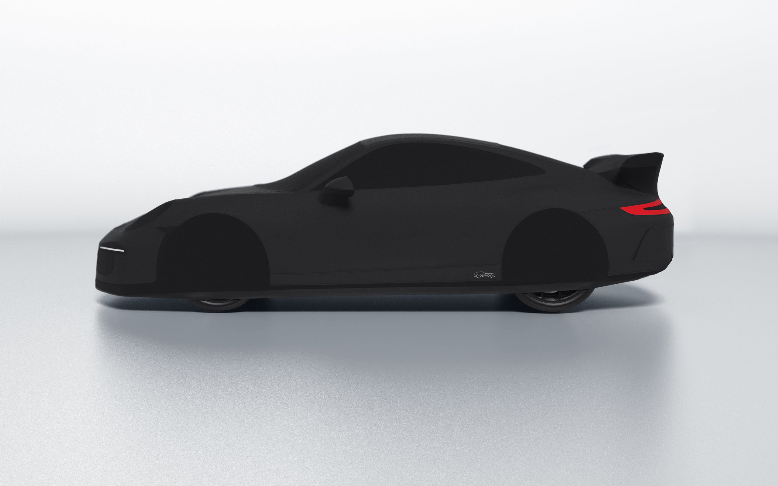 Goodwool tailor-made car cover for Porsche 911 (991.1) GT3 — Black 850