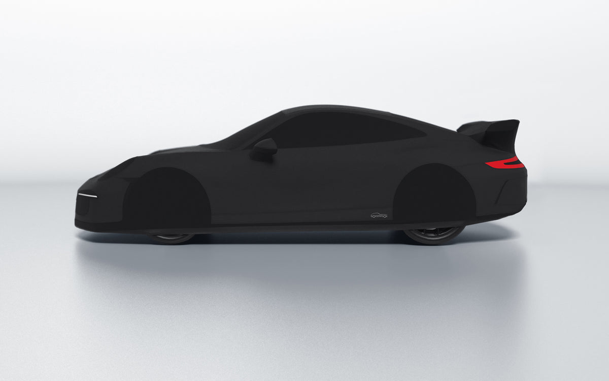 Goodwool tailor-made car cover for Porsche 911 (991.1) GT3 — Black 850