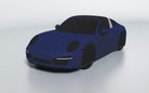 Goodwool tailor-made car cover for Porsche 911 (991.1) Targa 4S — Blue 565